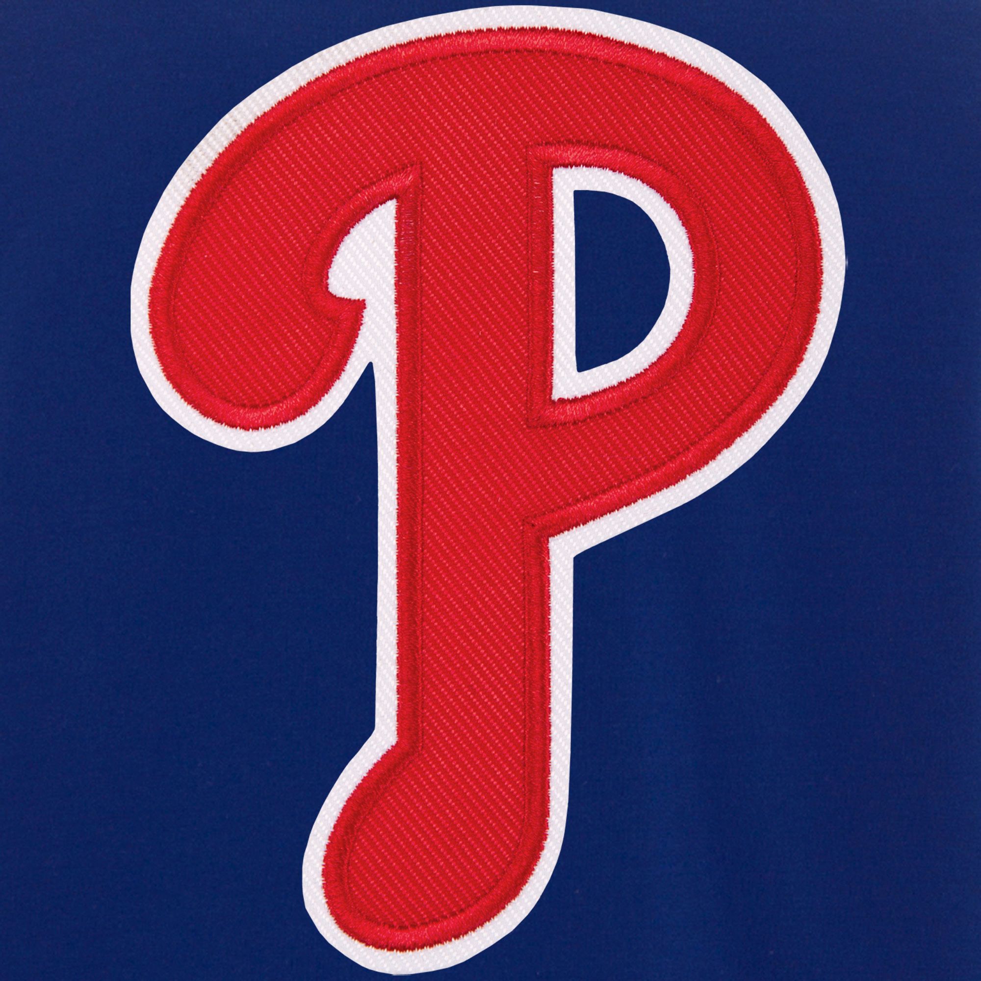 JH Design Men's Philadelphia Phillies Red Reversible  Varsity Jacket product image
