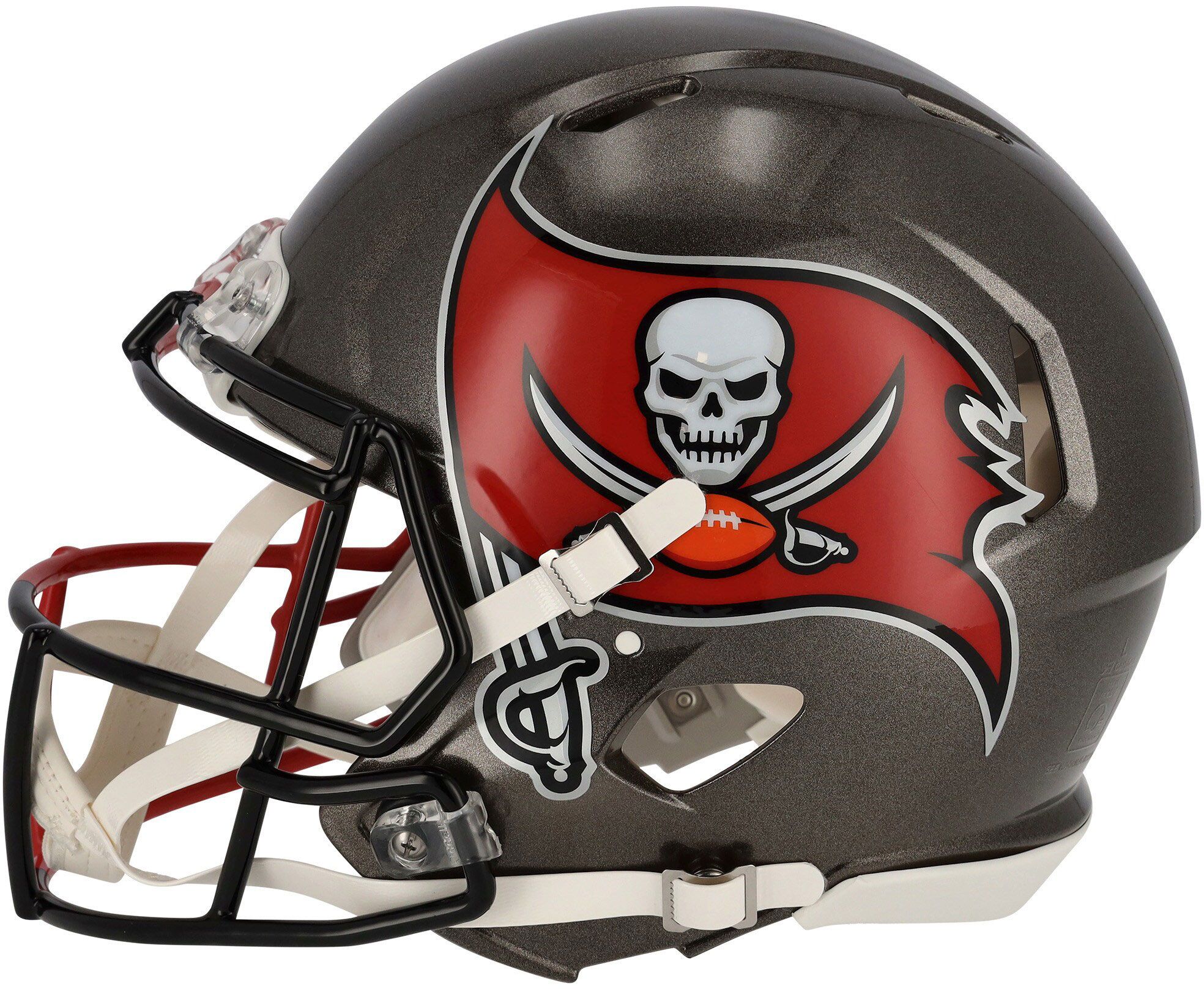 NFL Tom Brady Tampa Bay Buccaneers and New England Patriots Half & Half Authentic Autographed Helmet product image