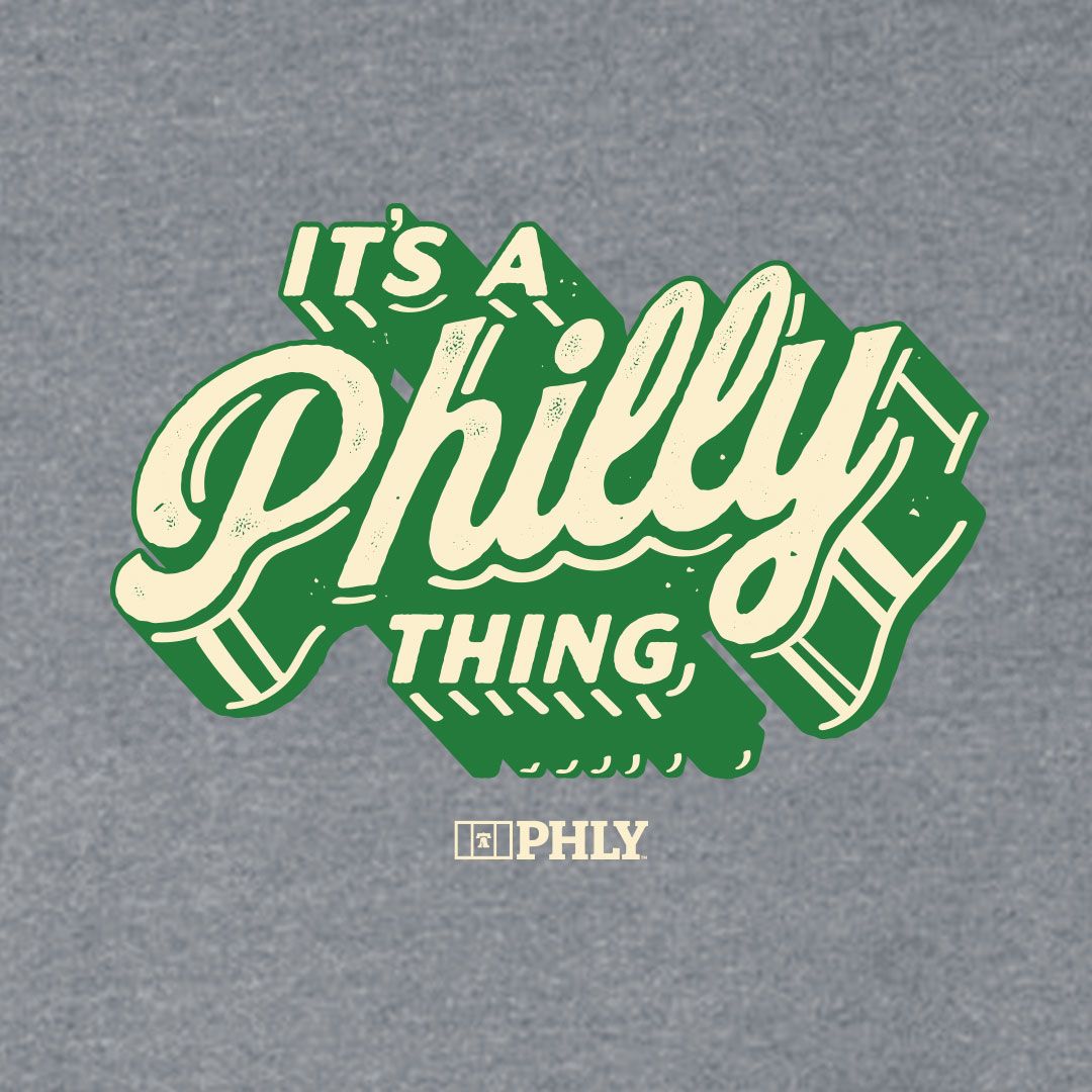 ALLCITY Adult Philadelphia Grey "A Philly Thing" Pullover Hoodie product image