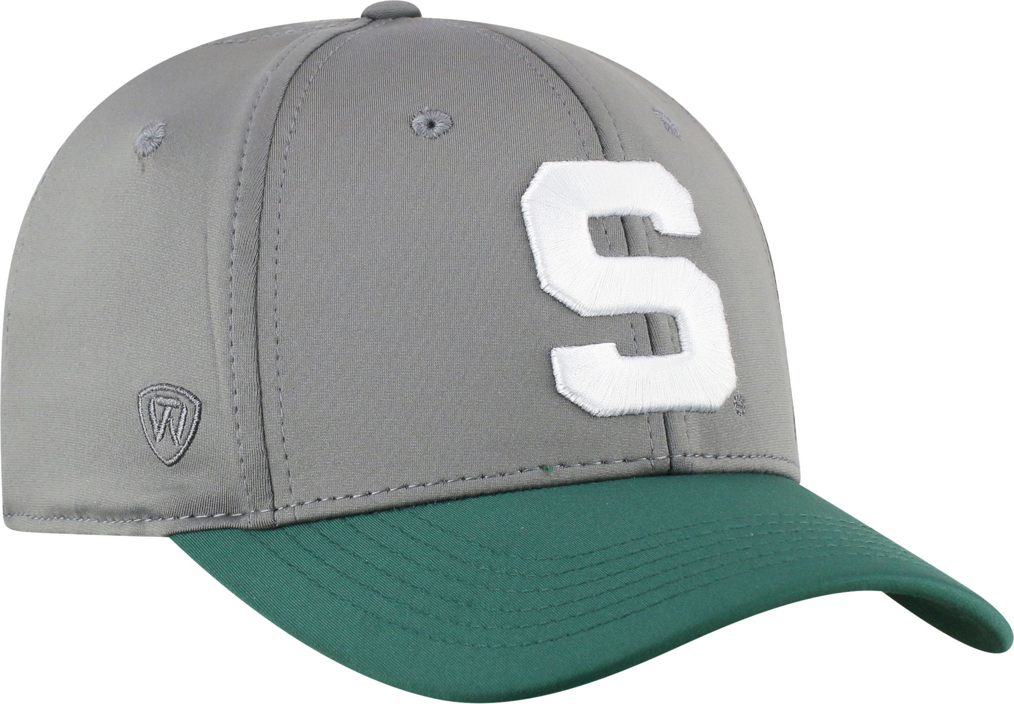 Top of the World Men's Michigan State Spartans Charcoal Phenom 1 1Fit Flex Hat product image