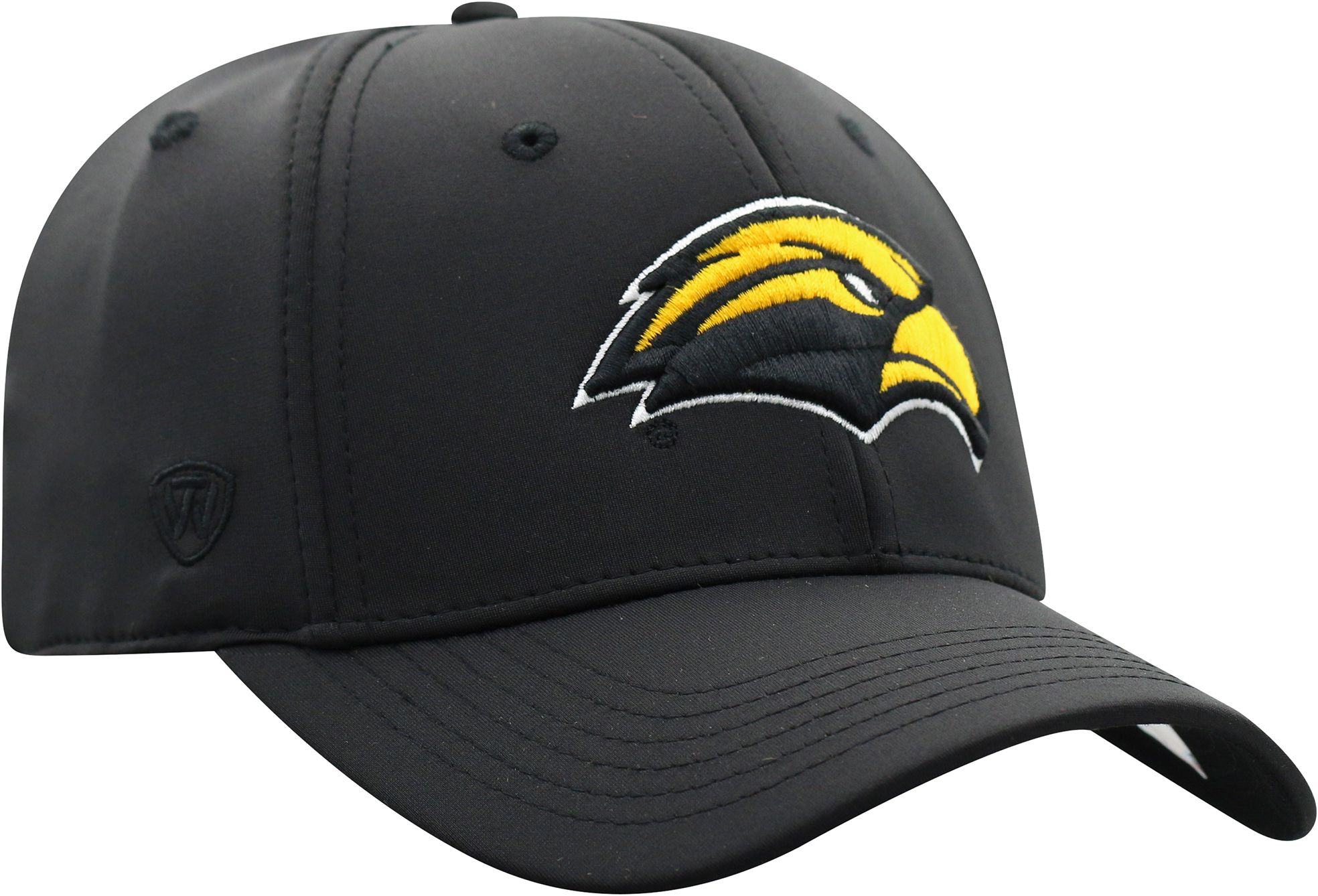 Top of the World Men's Southern Miss Golden Eagles Phenom 1Fit Flex Black Hat product image