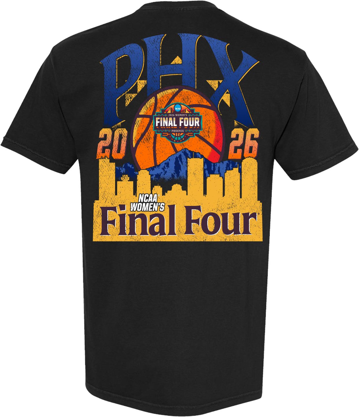 Something Inked Adult Phoenix Skyline Final Four T-Shirt product image