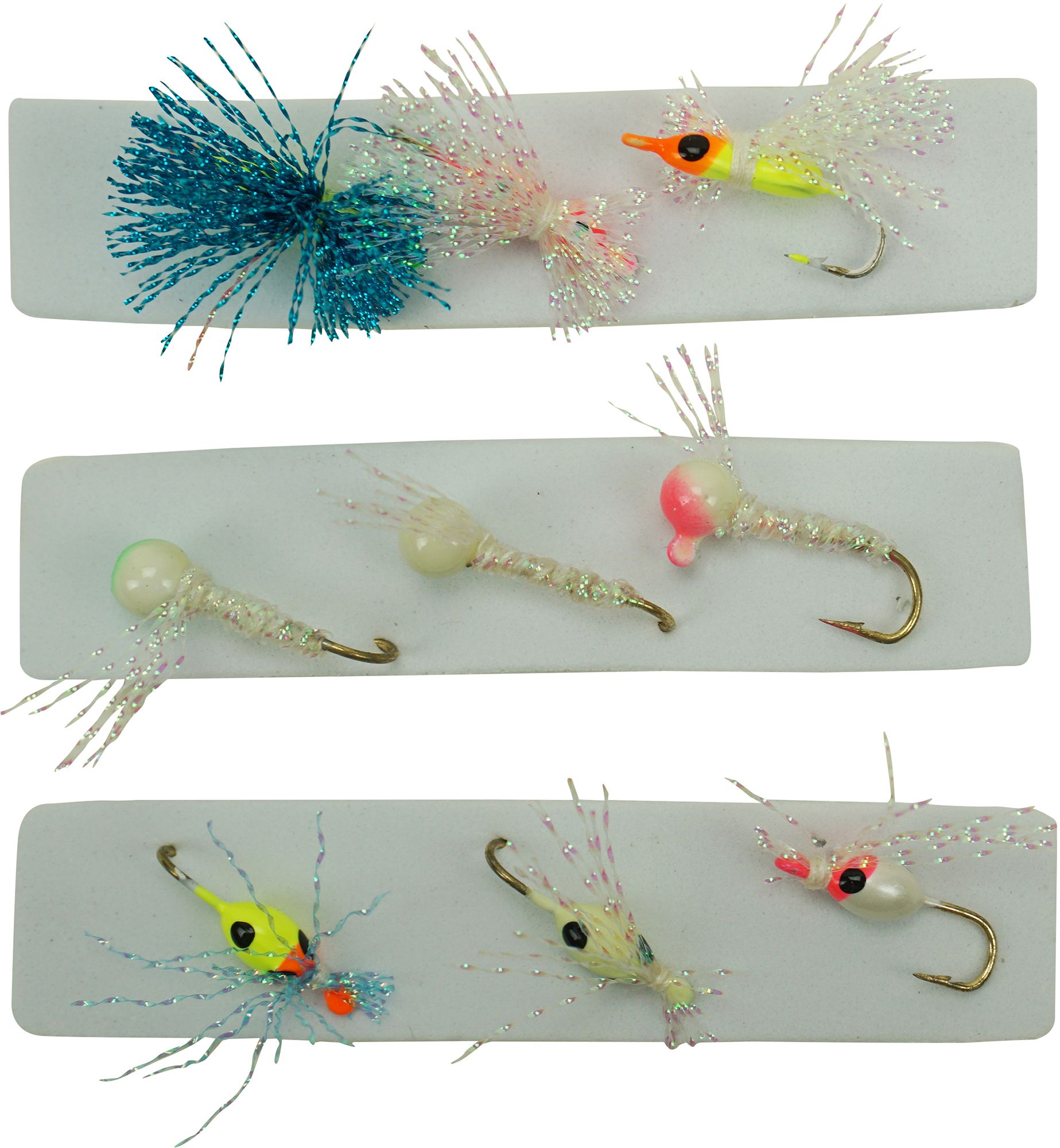 HT Enterprises 9-Piece Panfish Ice Fish Lure Kit product image