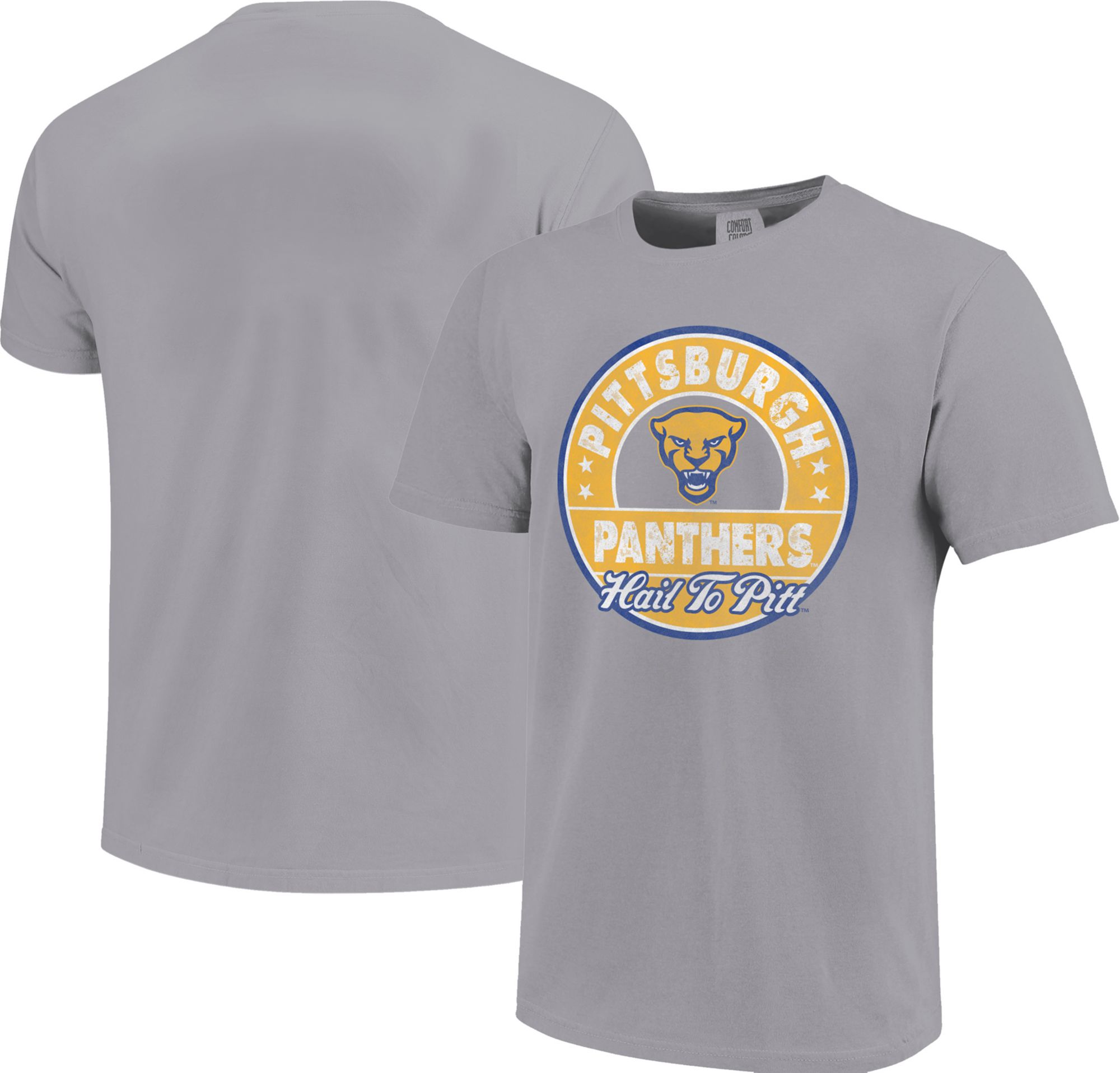 Image One Youth Pitt Panthers Grey Shield Stars T-Shirt product image