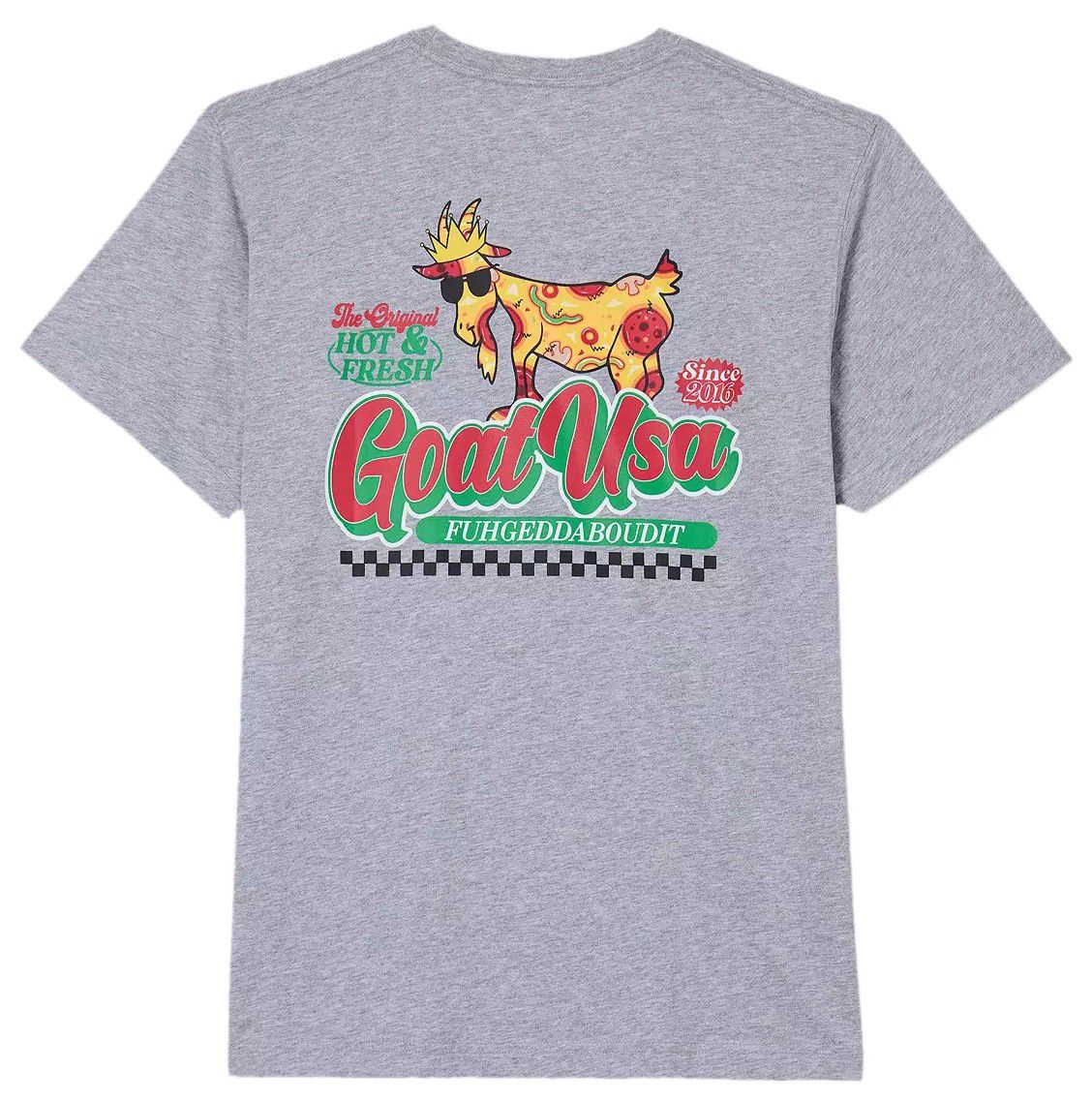 GOAT USA Adult Pizza GOAT Short Sleeve T-Shirt product image