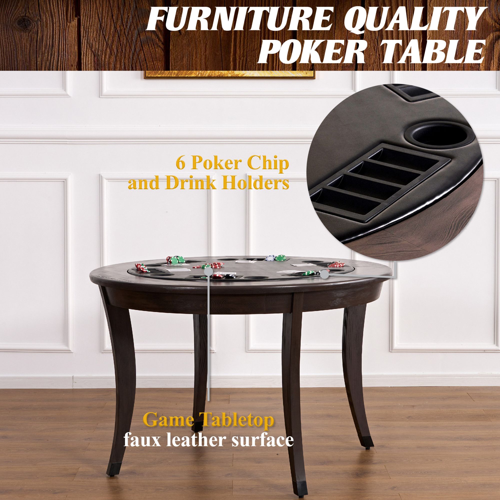 Barrington Billiards Onyx Flip Top Poker Table product image