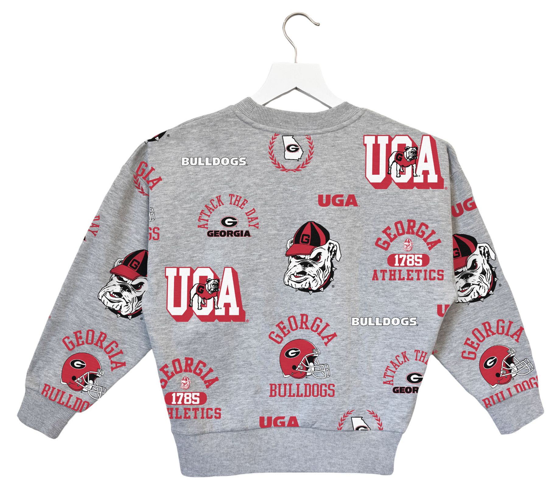 Gameday Couture Youth Georgia Bulldogs Grey Repeat Sweatshirt product image