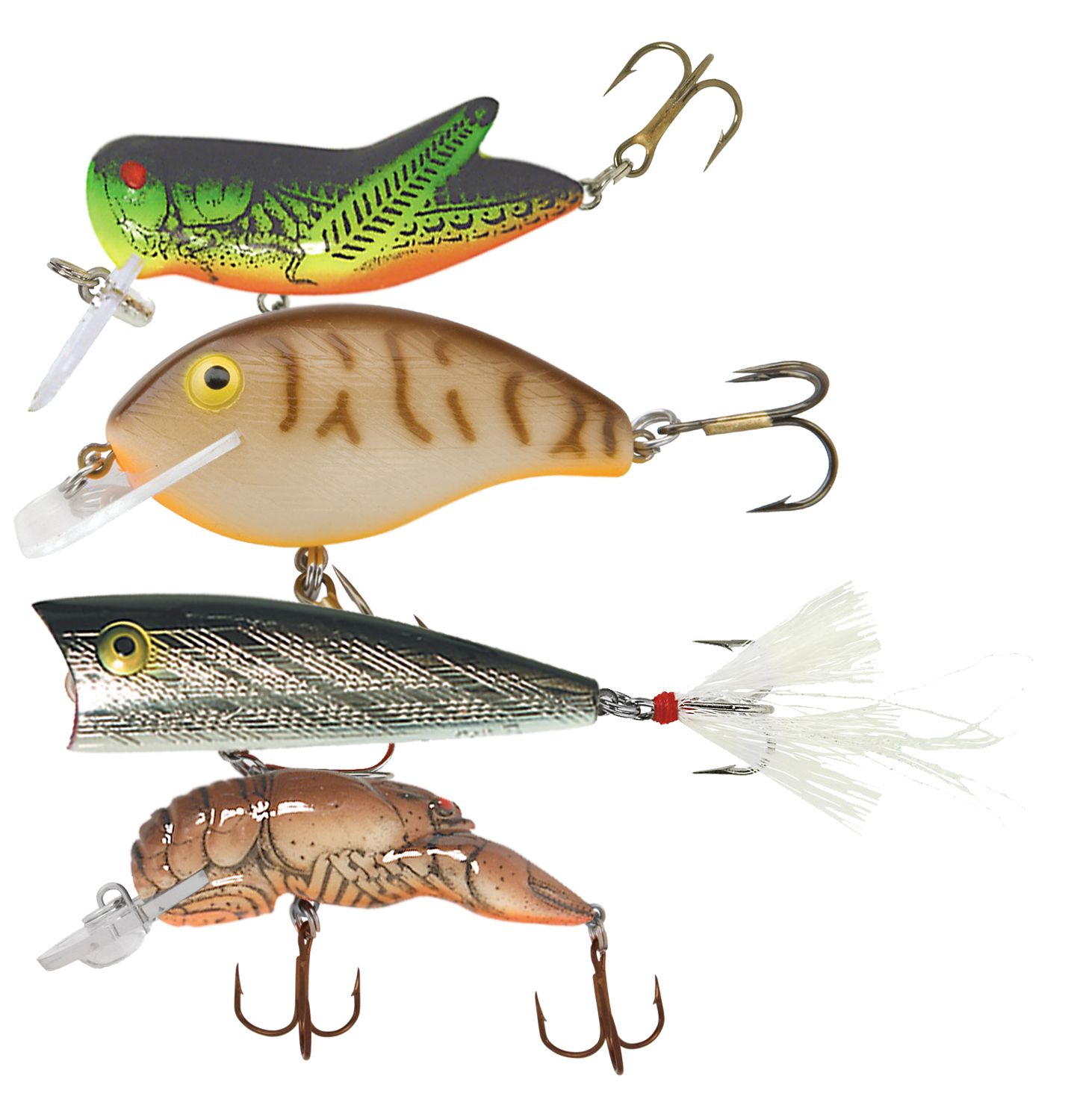 Dick's Sporting Goods Rebel Classic 4-Pack Critters Lure Kit