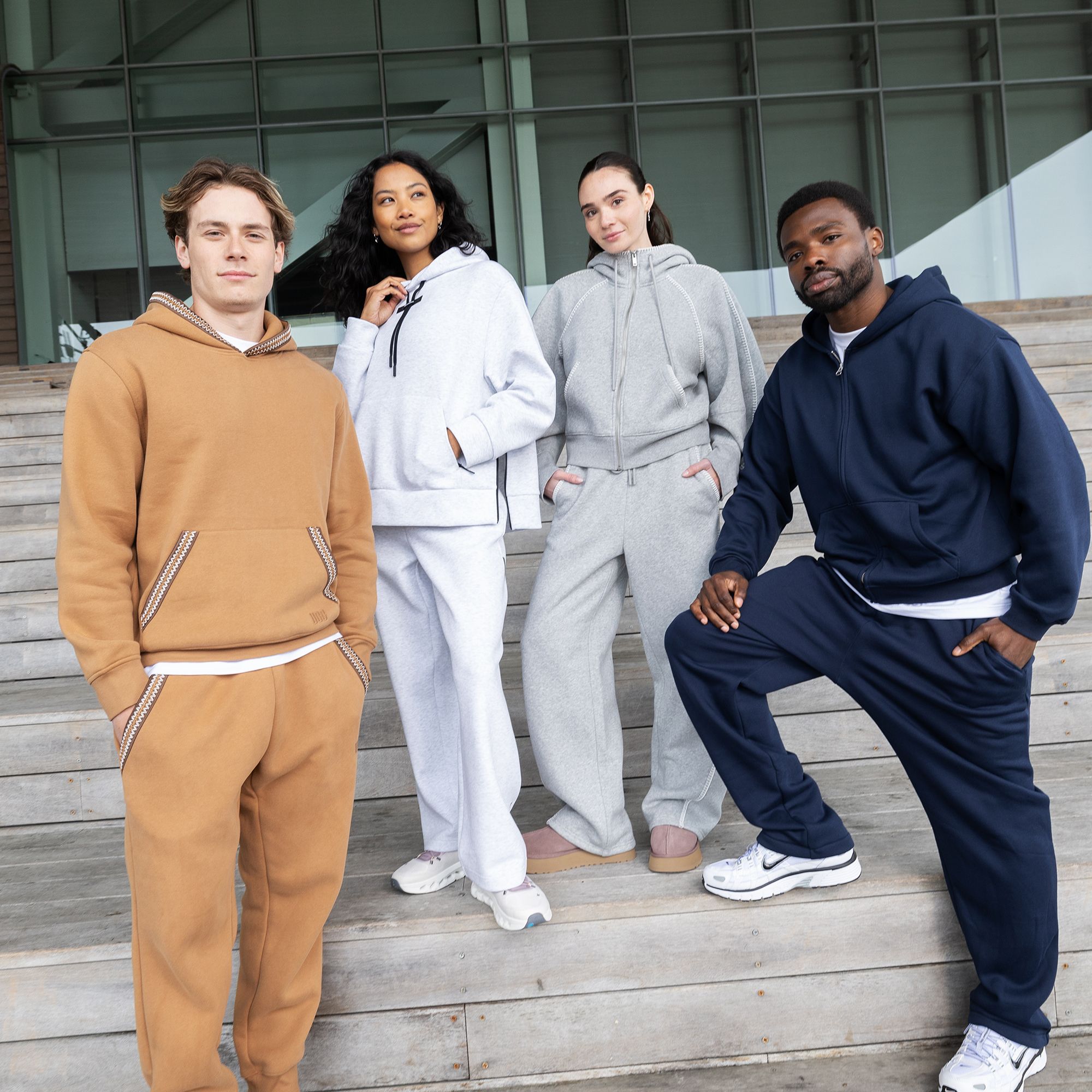 SKIMS Men's Fleece Lounge Zip Up Hoodie product image