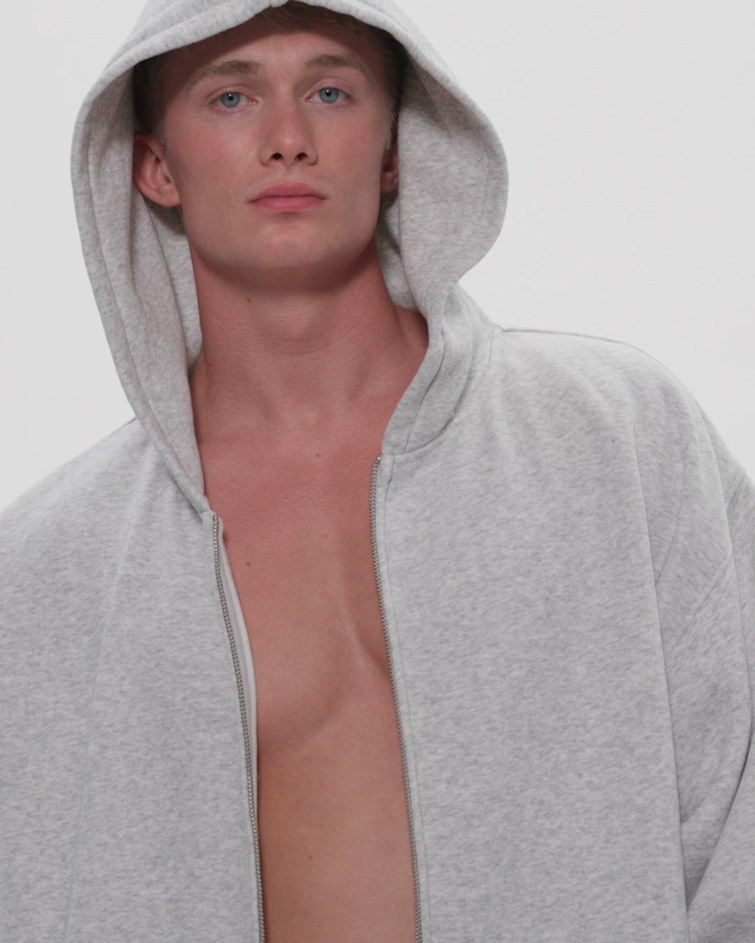 SKIMS Men's Fleece Lounge Zip Up Hoodie product