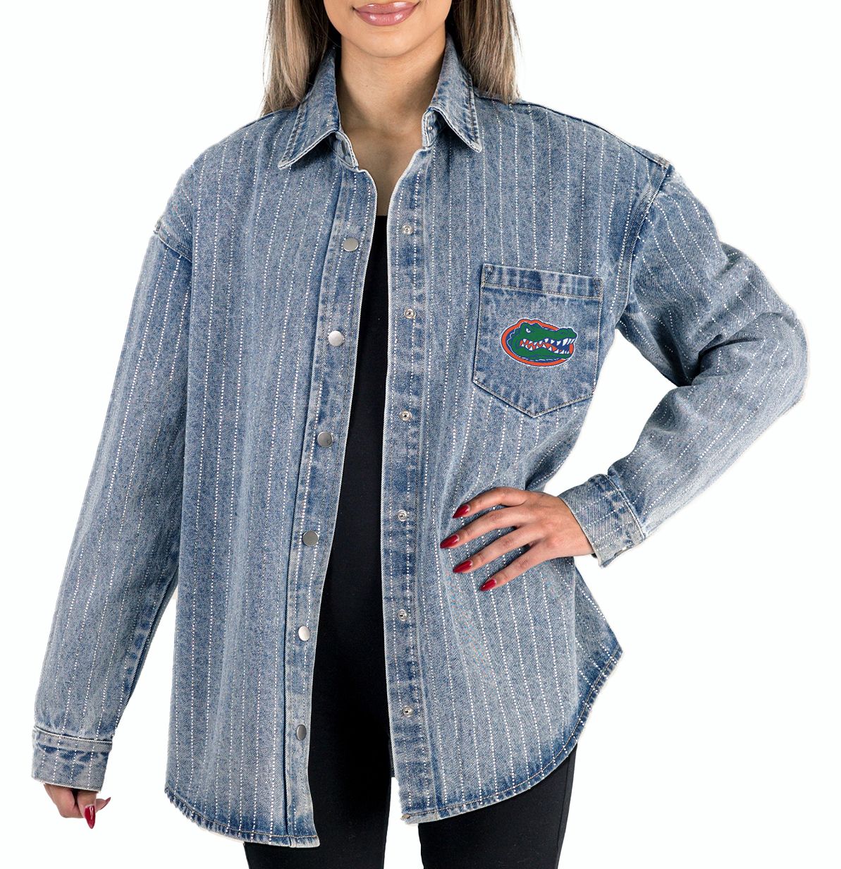 Gameday Couture Women's Florida Gators Denim Instant Replay Jacket product image