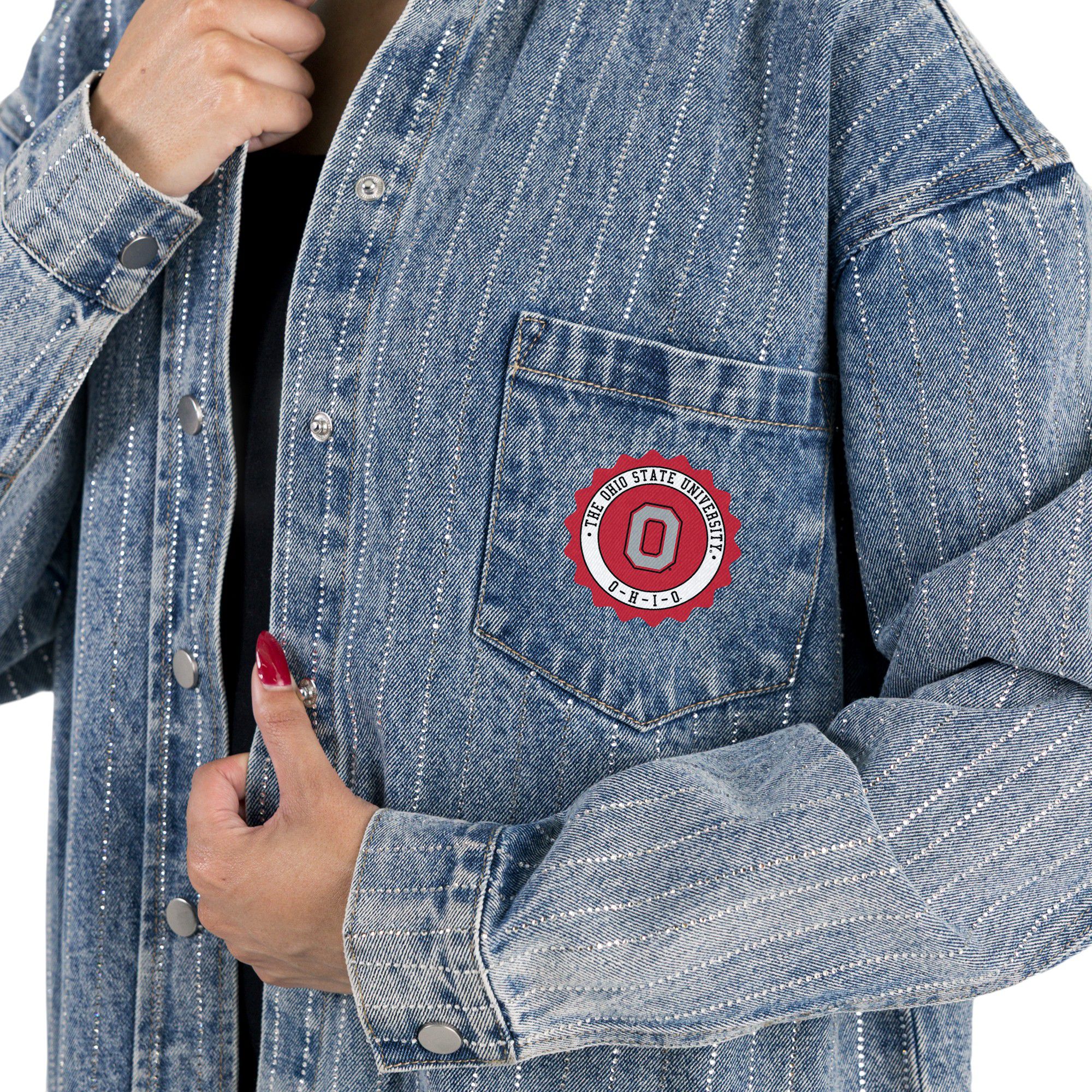 Gameday Couture Women's Ohio State Buckeyes Denim Instant Replay Jacket product image