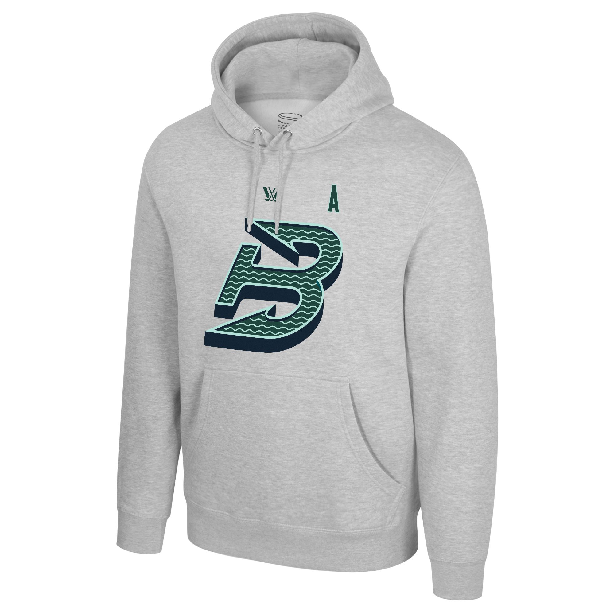Stadium Essentials Adult Boston Fleet Heather Grey Megan Keller #5 Pullover Hoodie product image