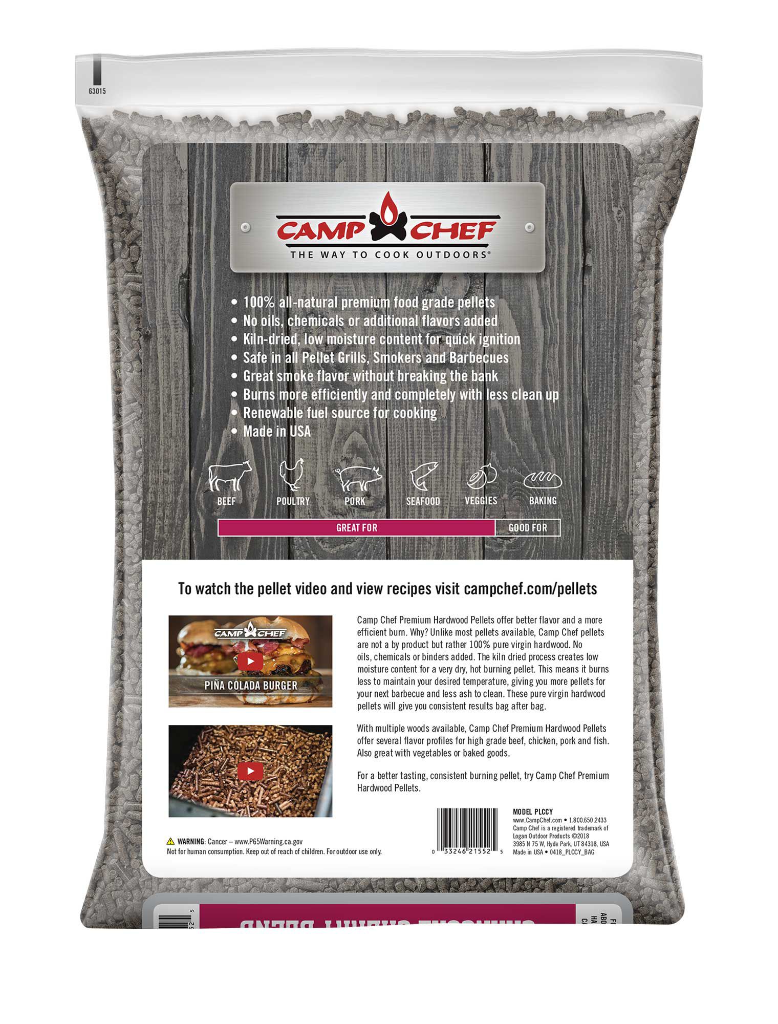 Camp Chef Charwood Charcoal Cherry Premium Hardwood Pellets product image