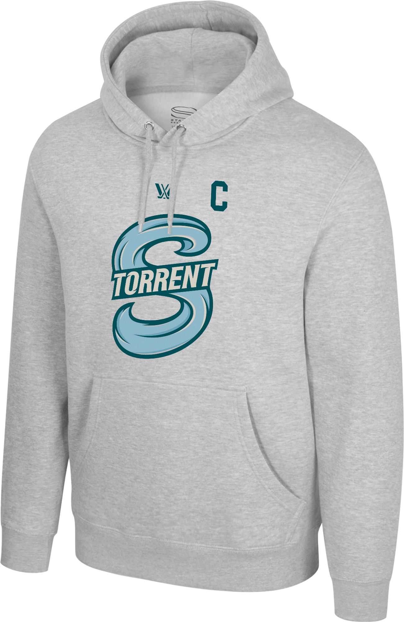 Stadium Essentials Adult Seattle Torrent Hilary Knight #21 Heather Grey Pullover Hoodie product image