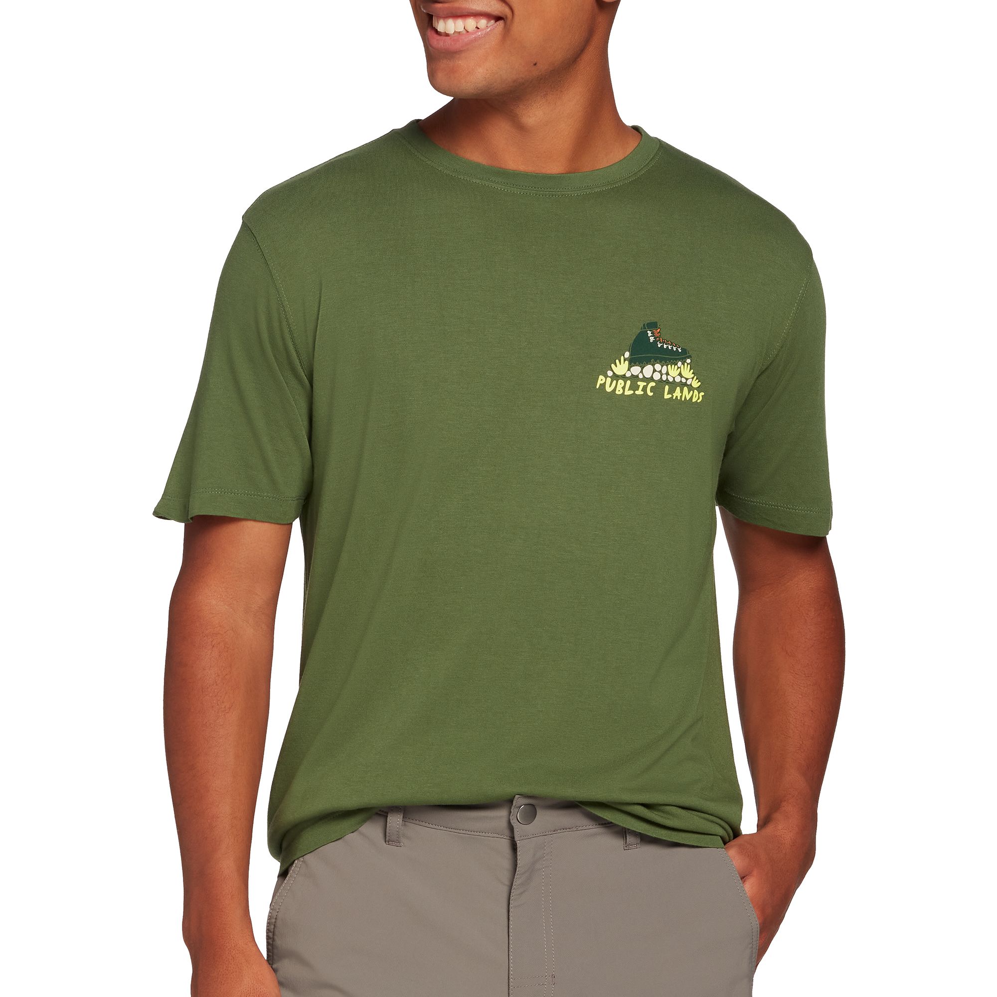 Woosah Adult Public Lands Boot Icon Graphic T-Shirt product image