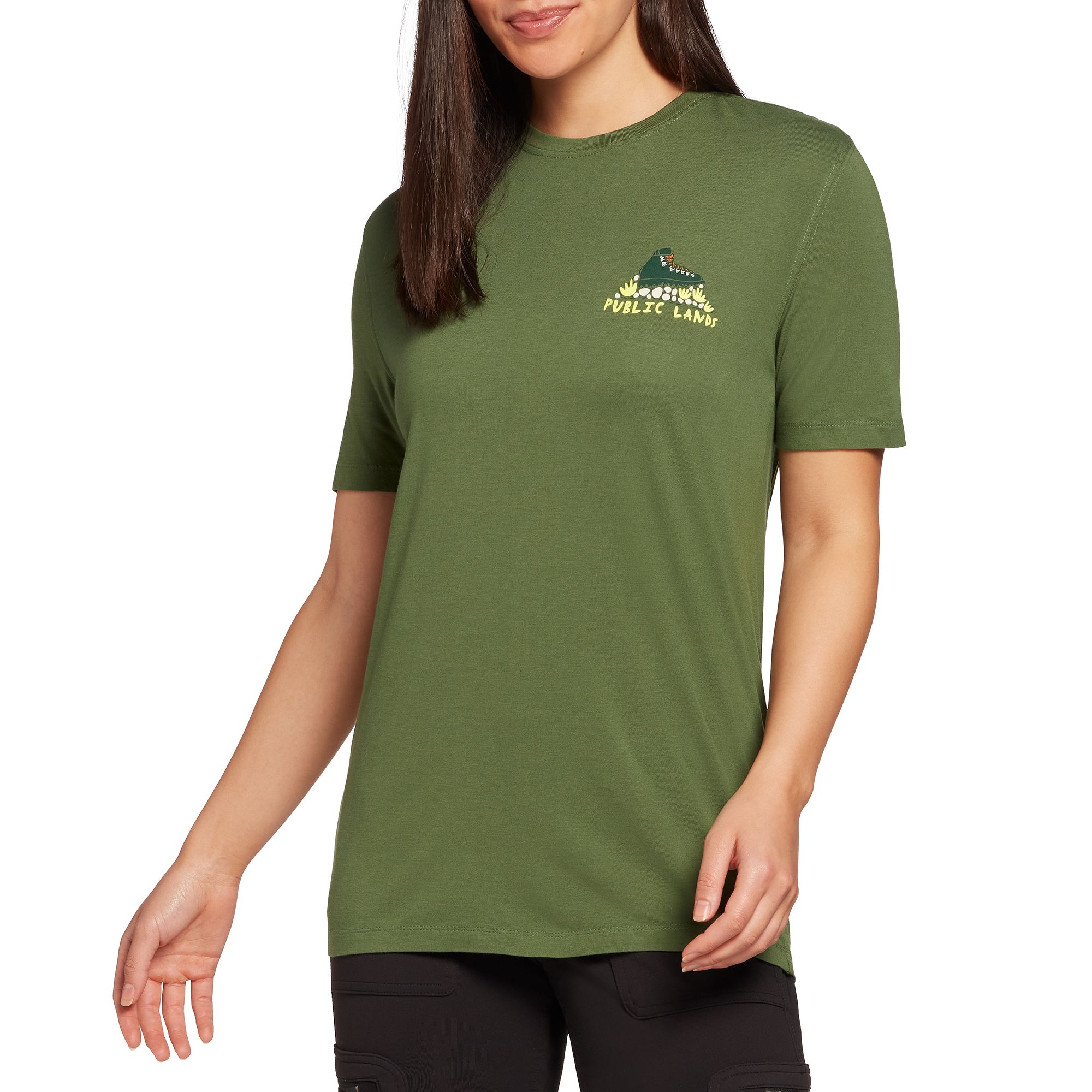 Woosah Adult Public Lands Boot Icon Graphic T-Shirt product image