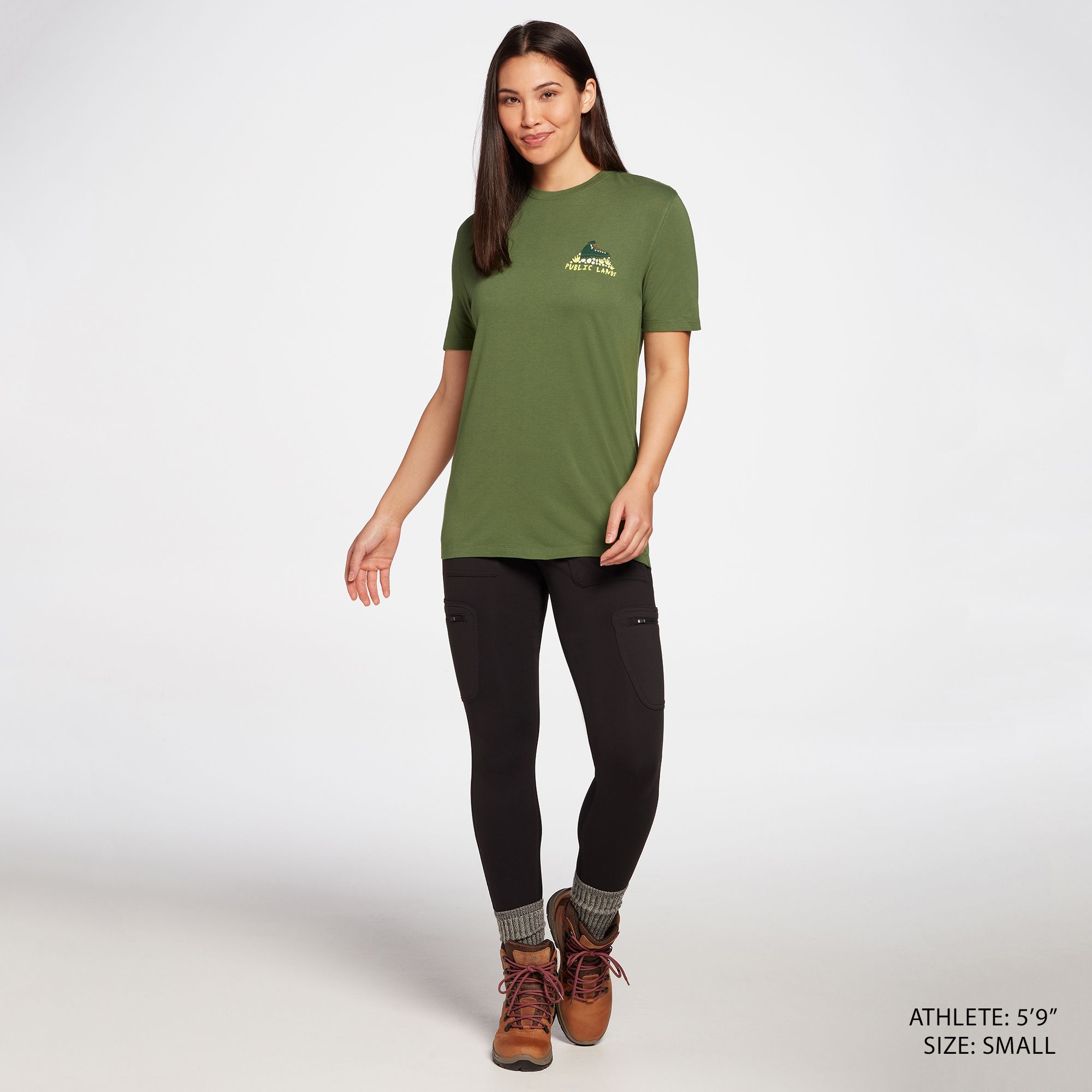 Woosah Adult Public Lands Boot Icon Graphic T-Shirt product image