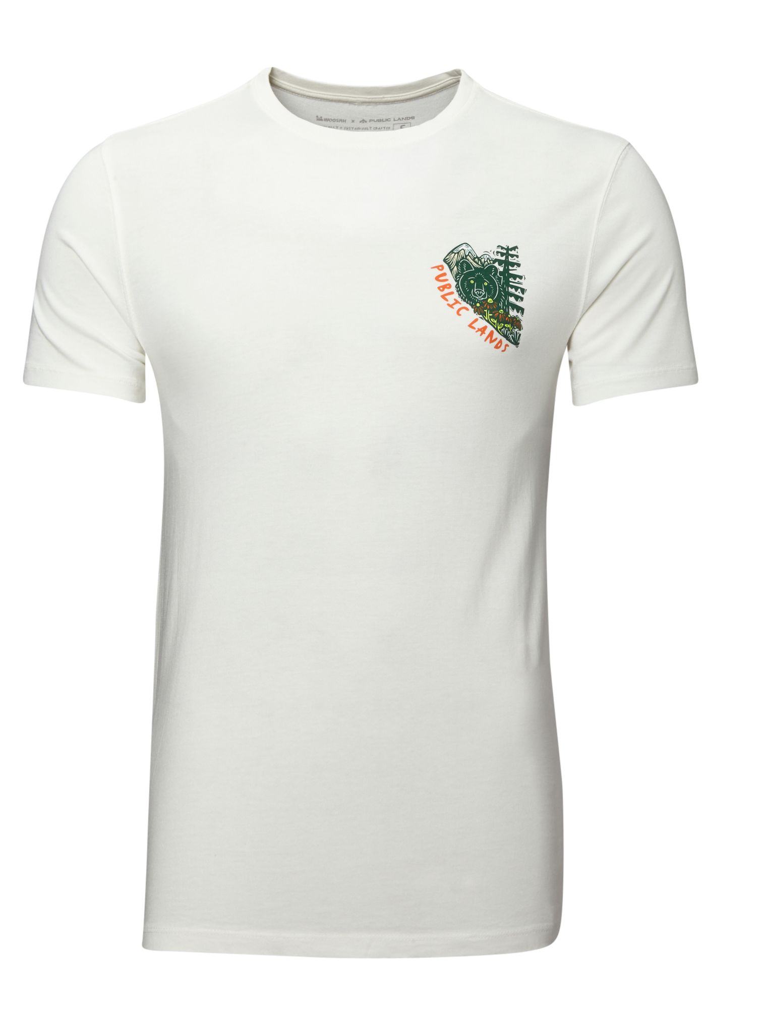 Woosah Adult Public Lands Bear Icon Graphic T-Shirt product image