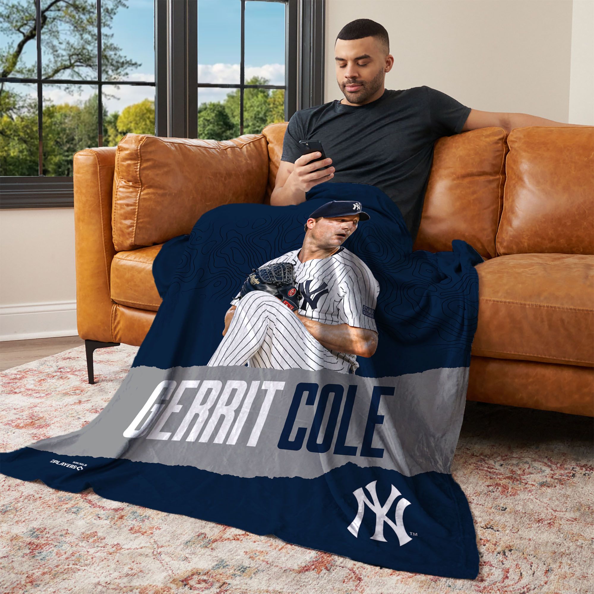 TheNorthwest New York Yankees Gerrit Cole Touch Throw Blanket product image
