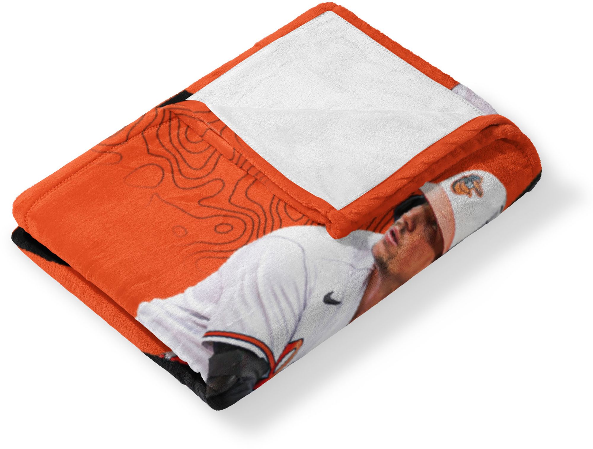 TheNorthwest Baltimore Orioles Adley Rutschman Touch Throw Blanket product image