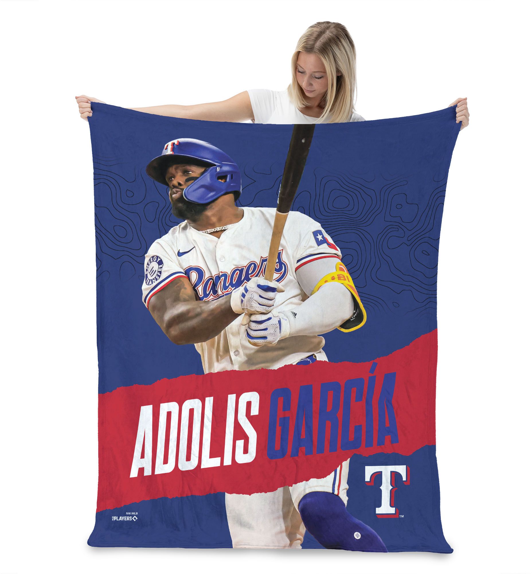 TheNorthwest Texas Rangers Adolis Garcia Touch Throw Blanket product image
