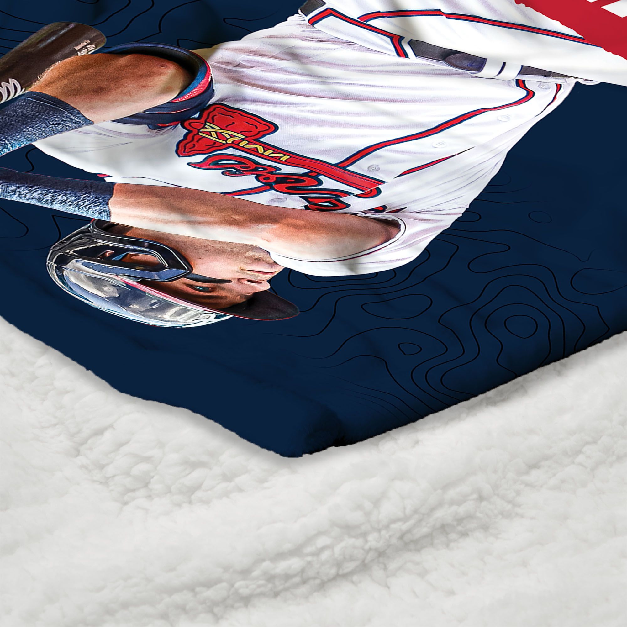 TheNorthwest Atlanta Braves Austin Riley Silk Touch Sherpa Throw product image