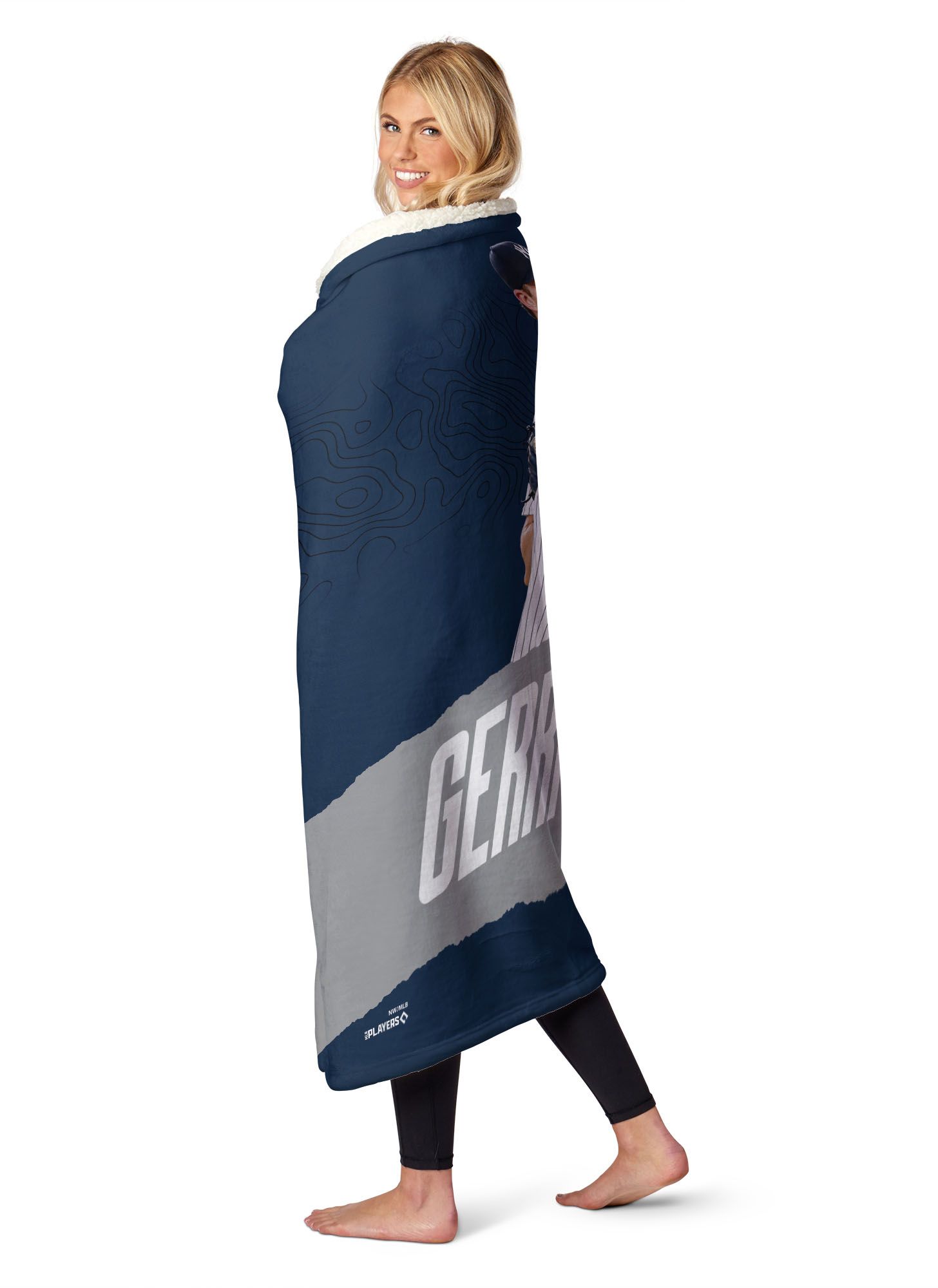 TheNorthwest New York Yankees Gerrit Cole Silk Touch Sherpa Throw product image