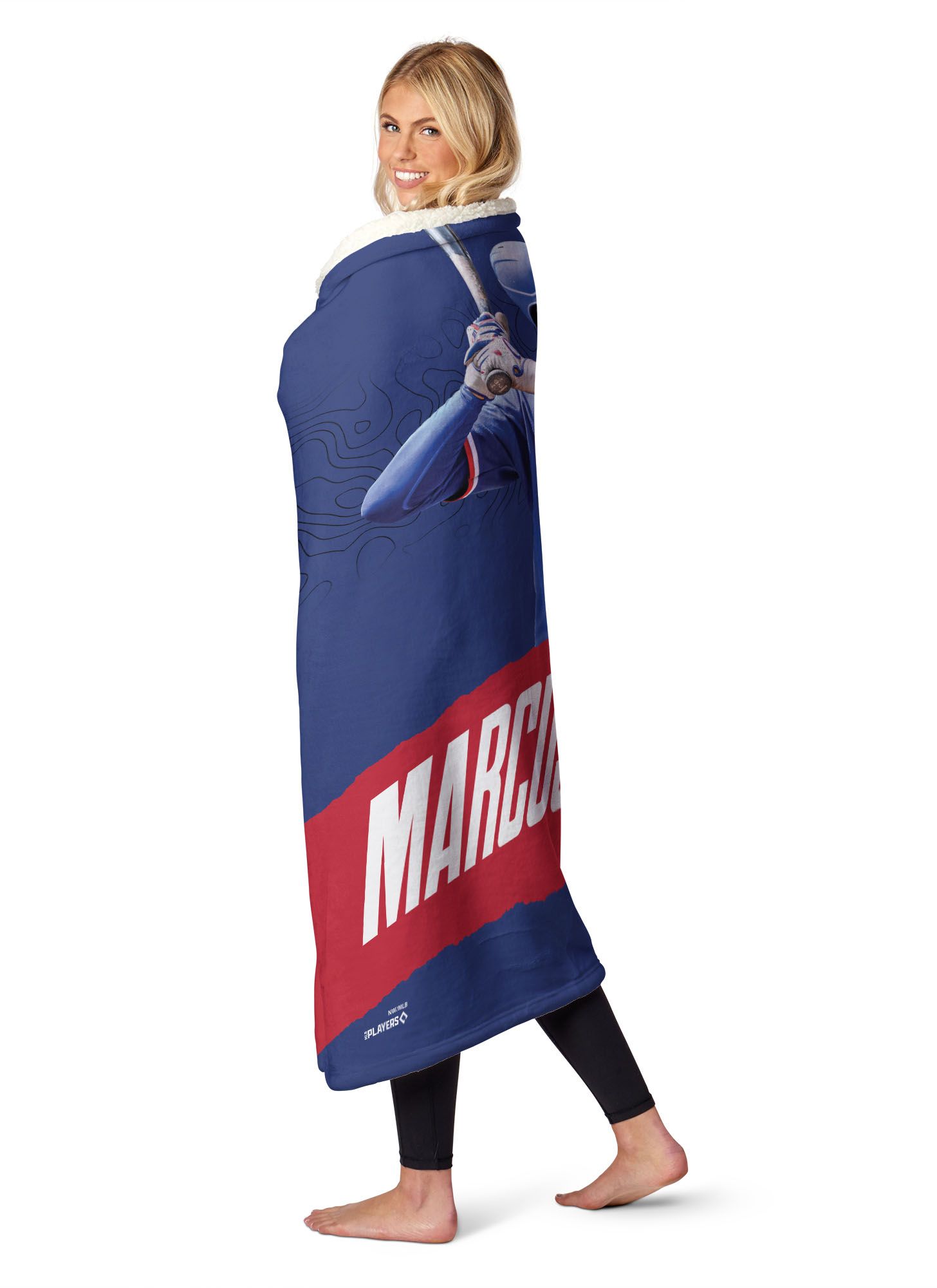 TheNorthwest Texas Rangers Marcus Semien Silk Touch Sherpa Throw product image