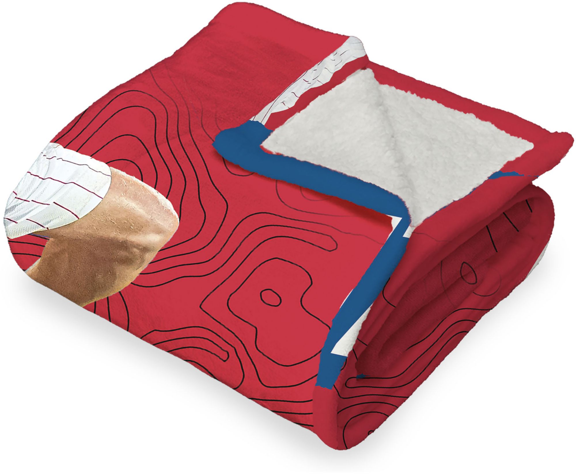 TheNorthwest Philadelphia Phillies Zack Wheeler Silk Touch Sherpa Throw product image