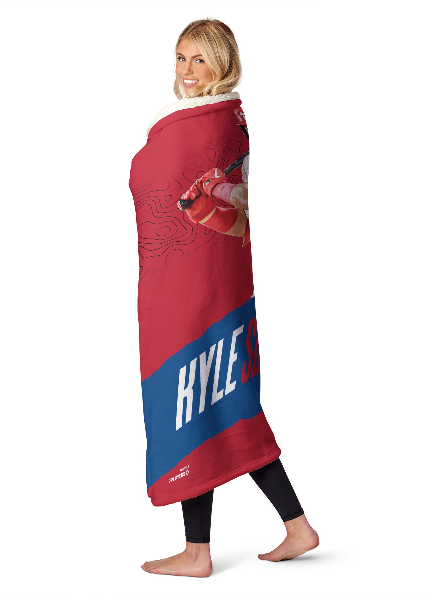 TheNorthwest Philadelphia Phillies Kyle Schwarber Silk Touch Sherpa Throw product image
