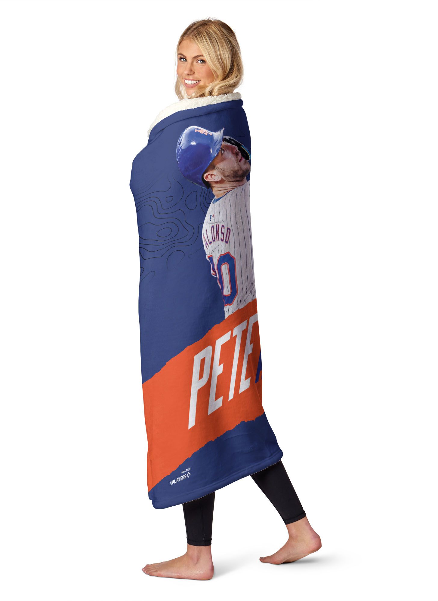 TheNorthwest New York Mets Pete Alonso Silk Touch Sherpa Throw product image
