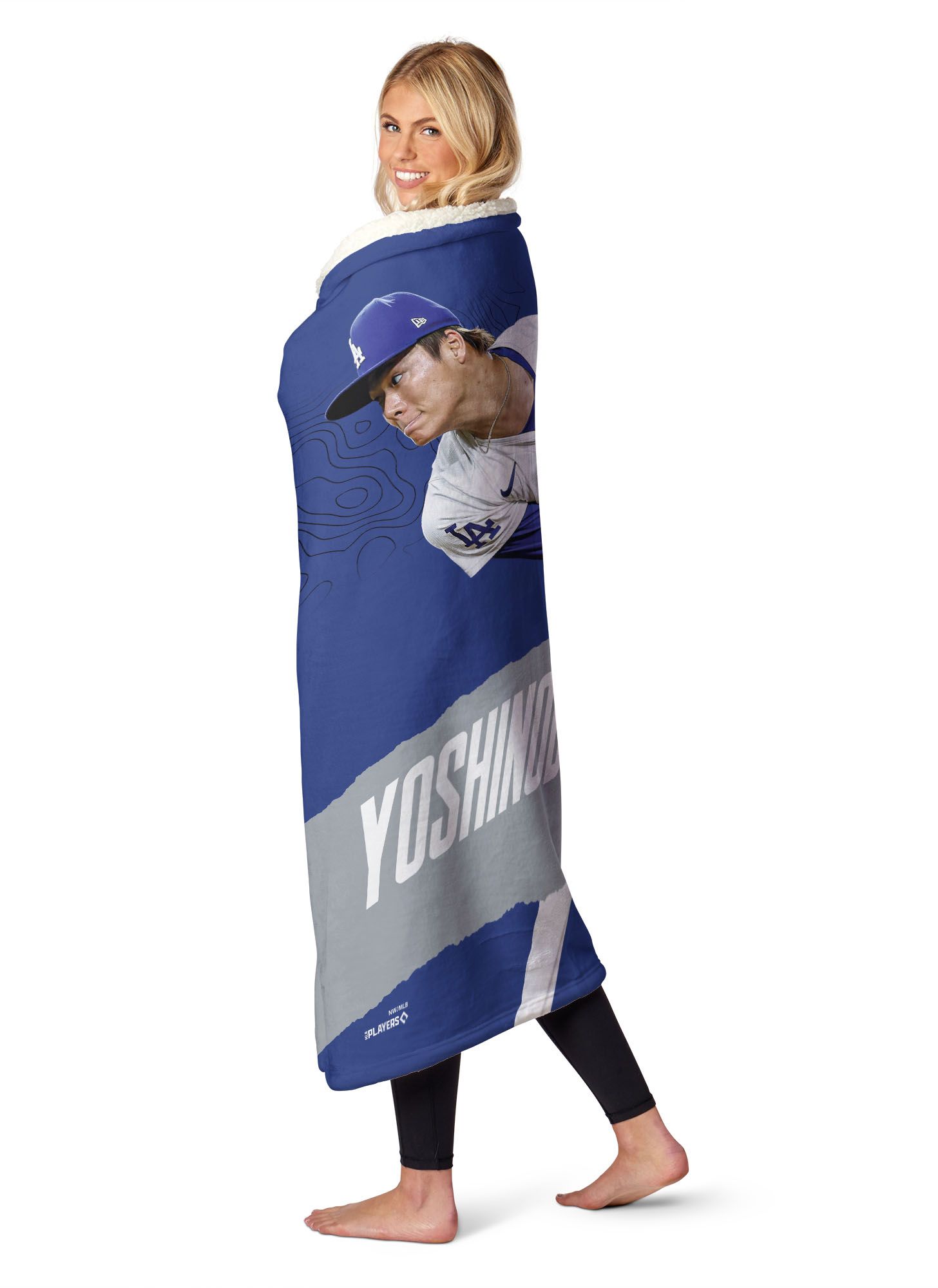 TheNorthwest Los Angeles Dodgers Yoshinobu Yamamoto Silk Touch Sherpa Throw product image