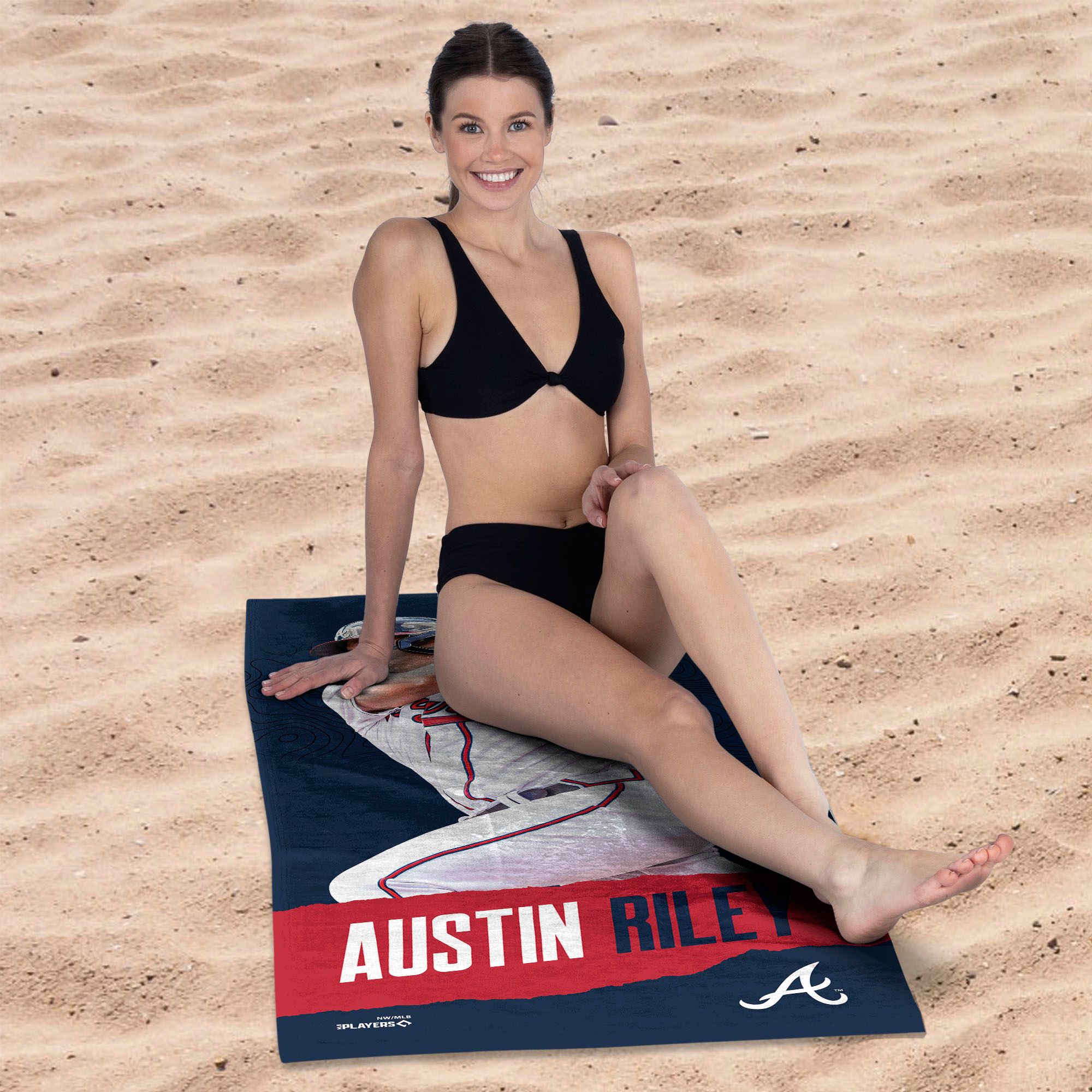 TheNorthwest Atlanta Braves Austin Riley Beach Towel product image