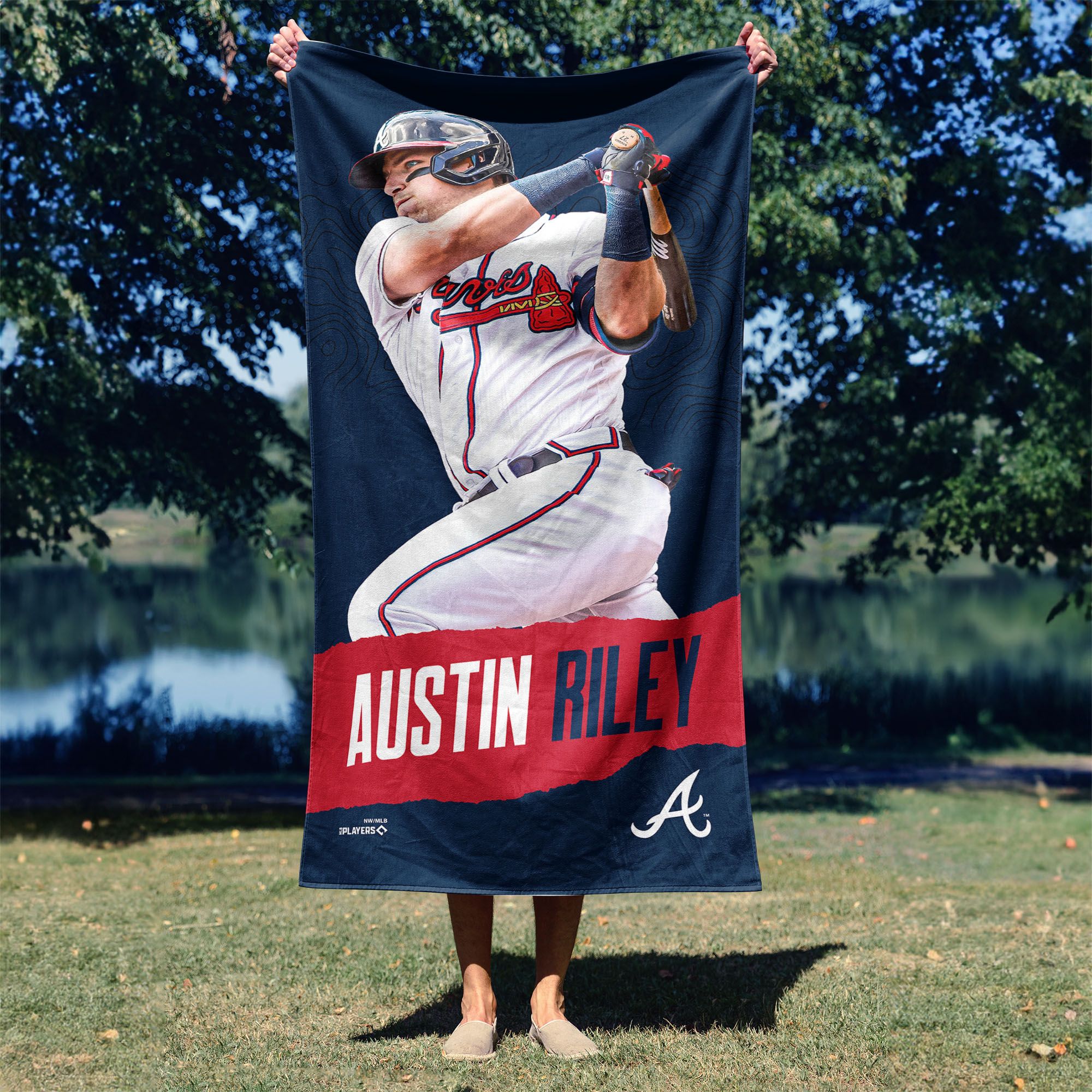 TheNorthwest Atlanta Braves Austin Riley Beach Towel product image