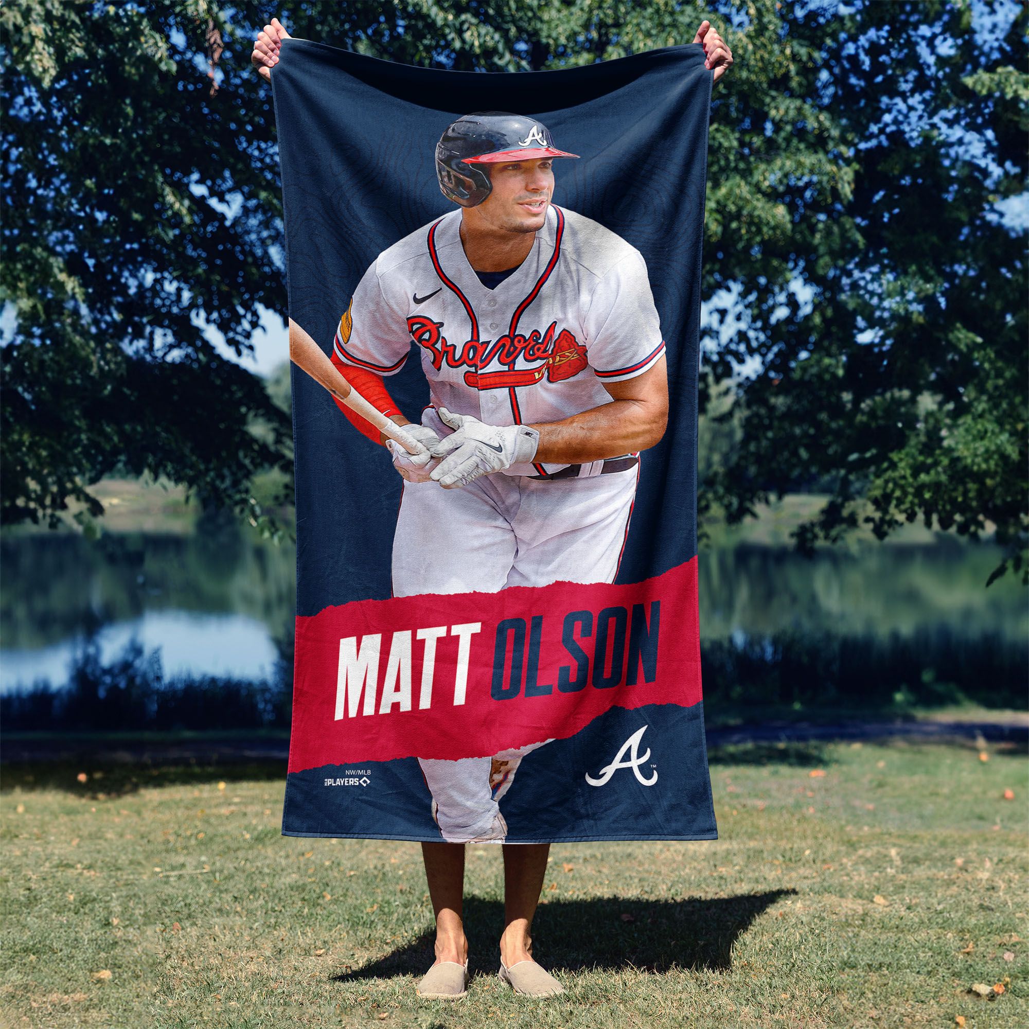 TheNorthwest Atlanta Braves Matt Olson Beach Towel product image