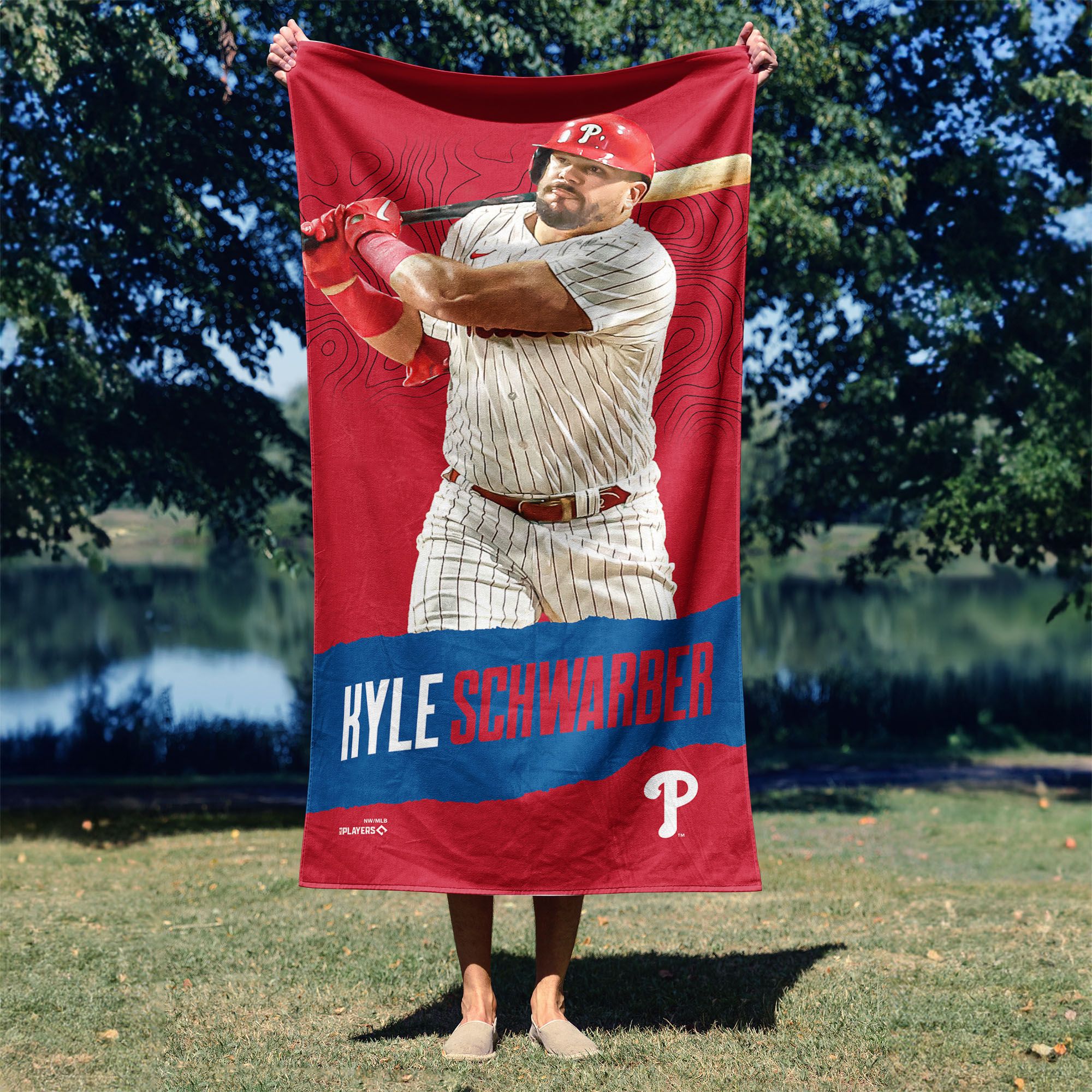 TheNorthwest Philadelphia Phillies Kyle Schwarber Beach Towel product image