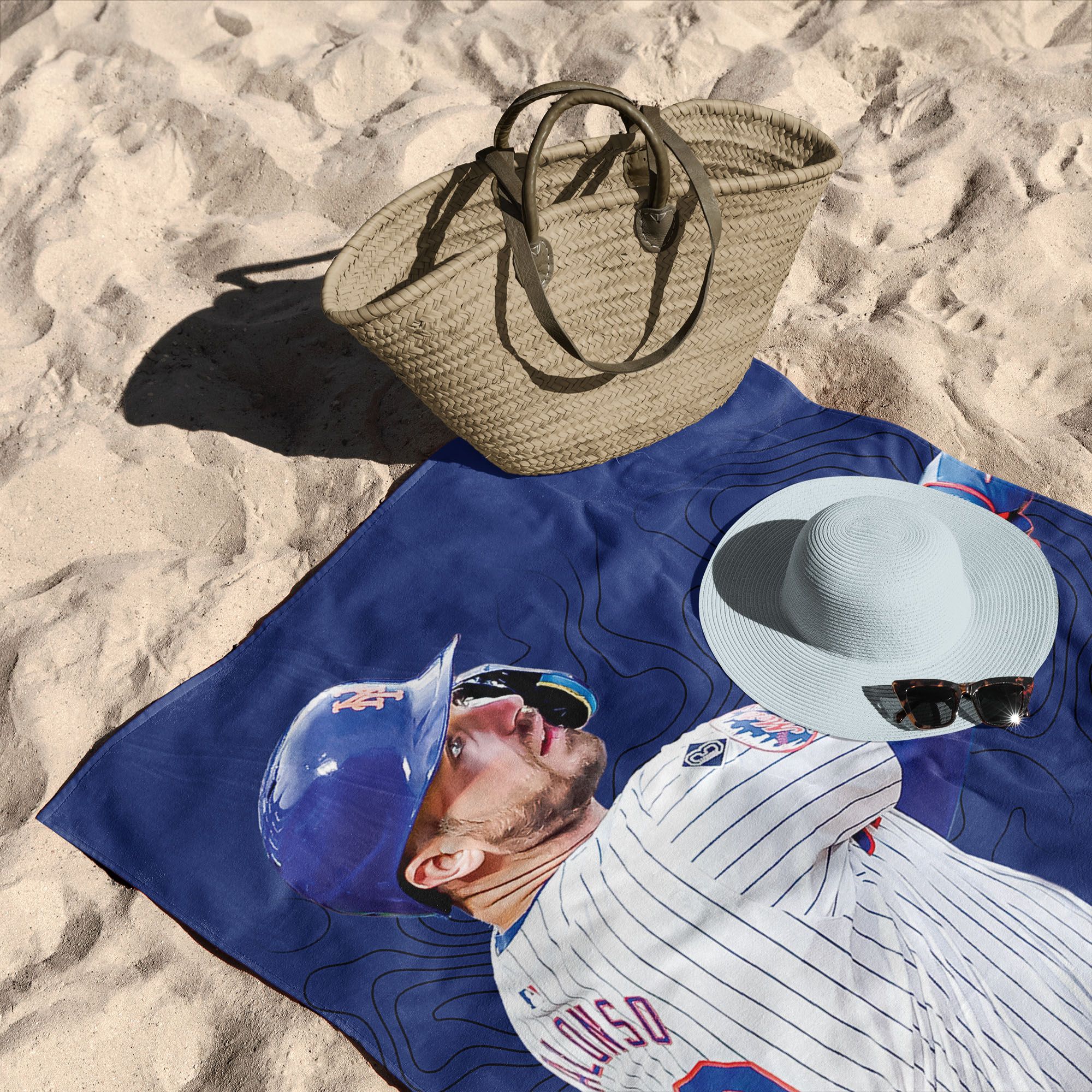 TheNorthwest New York Mets Pete Alonso Beach Towel product image