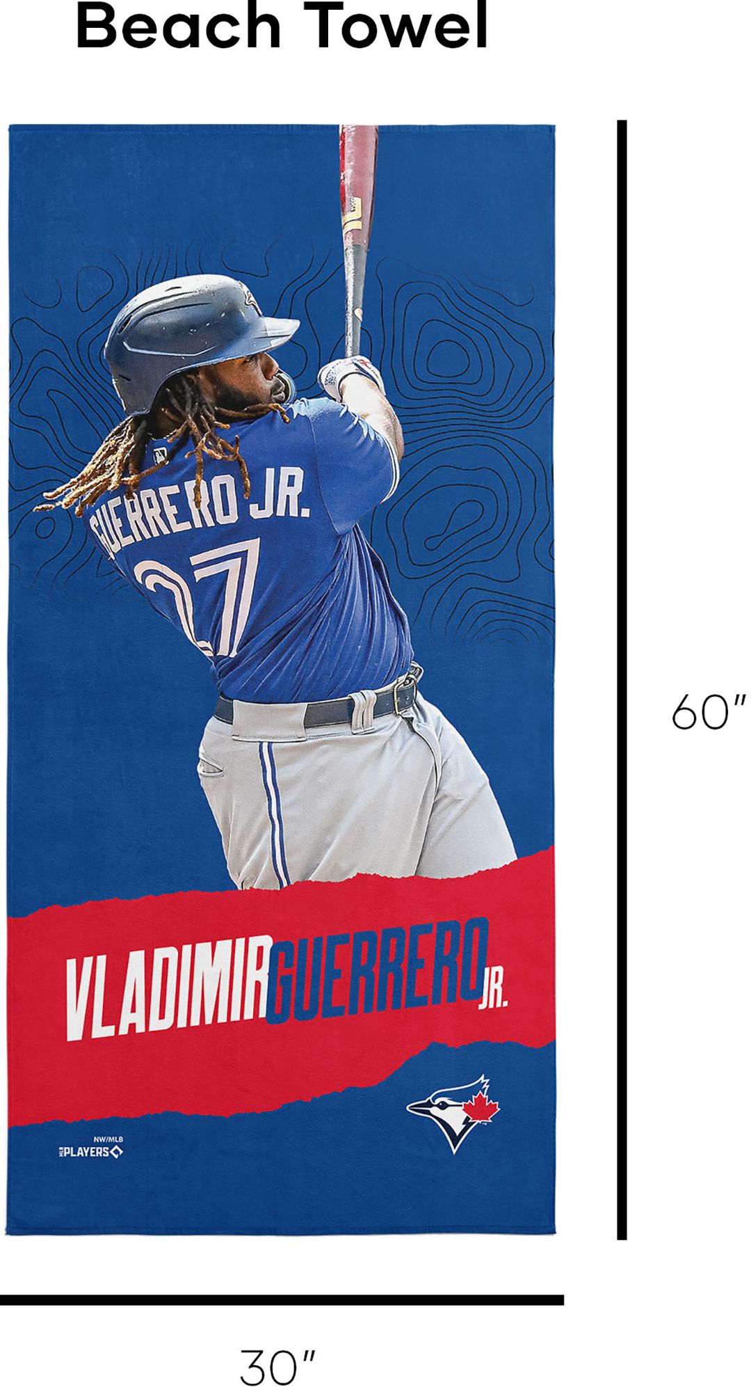TheNorthwest Toronto Blue Jays Vladimir Guerrero Beach Towel product image