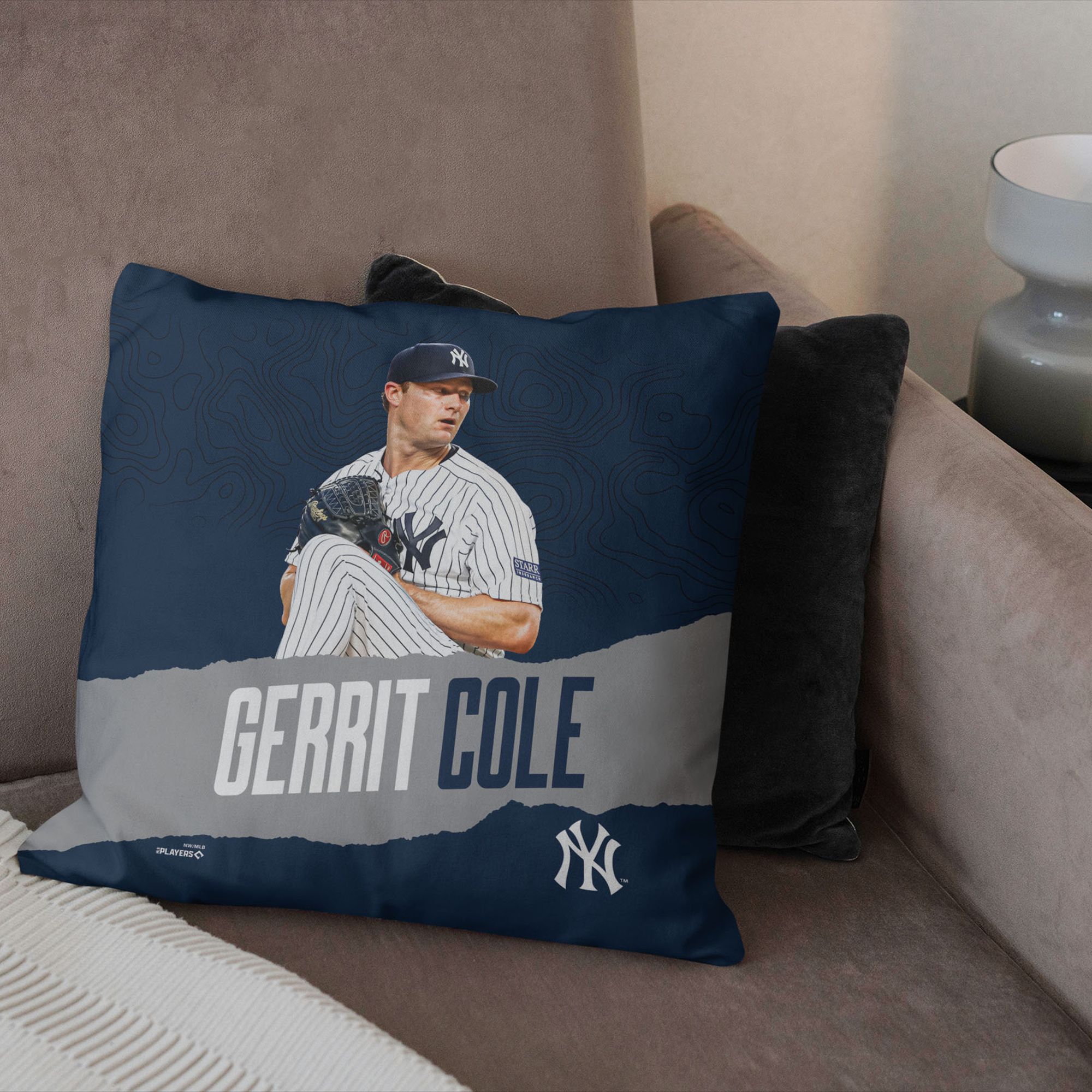 TheNorthwest New York Yankees Gerrit Cole 18'' x 18'' Throw Pillow product image