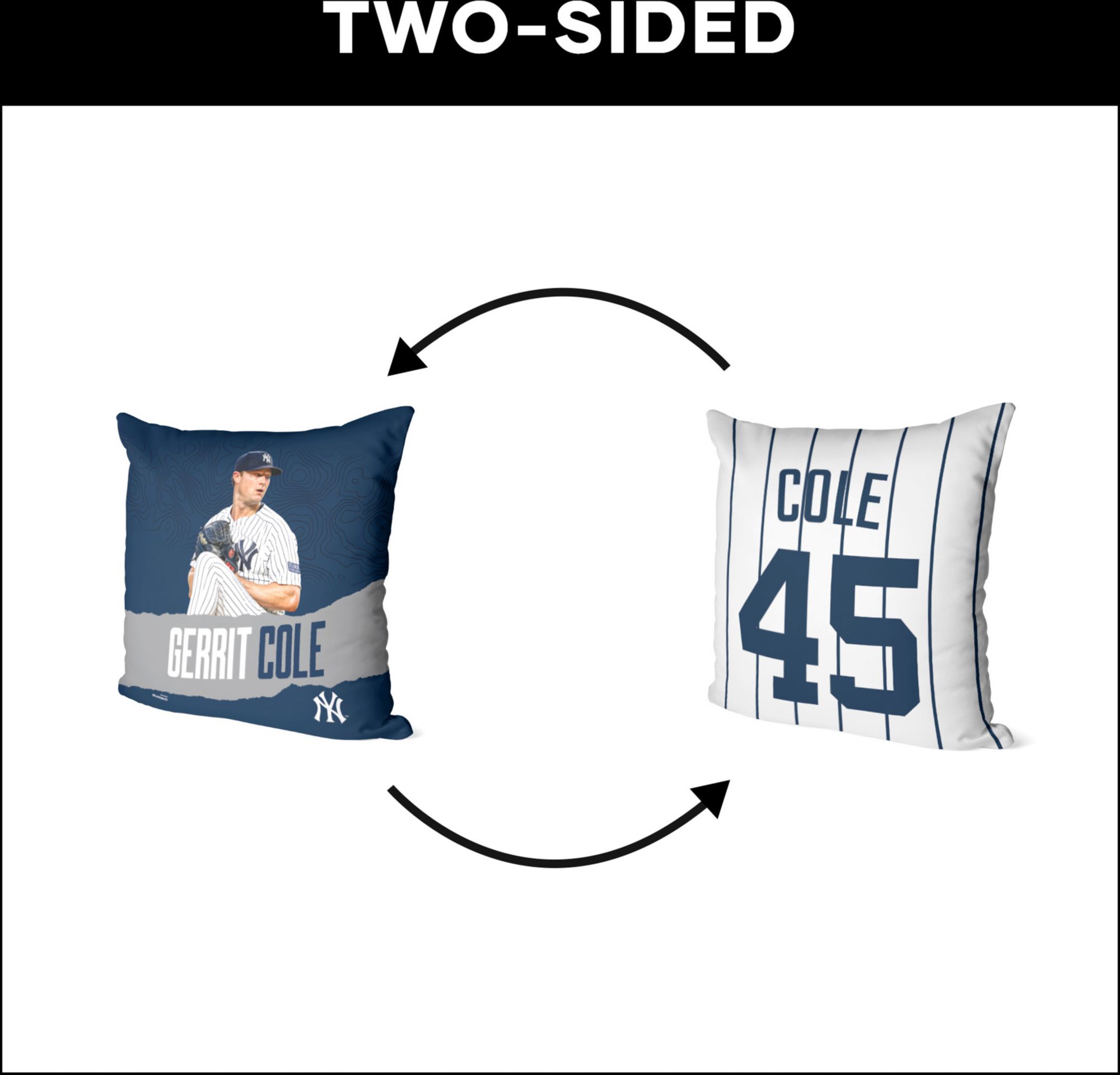 TheNorthwest New York Yankees Gerrit Cole 18'' x 18'' Throw Pillow product image