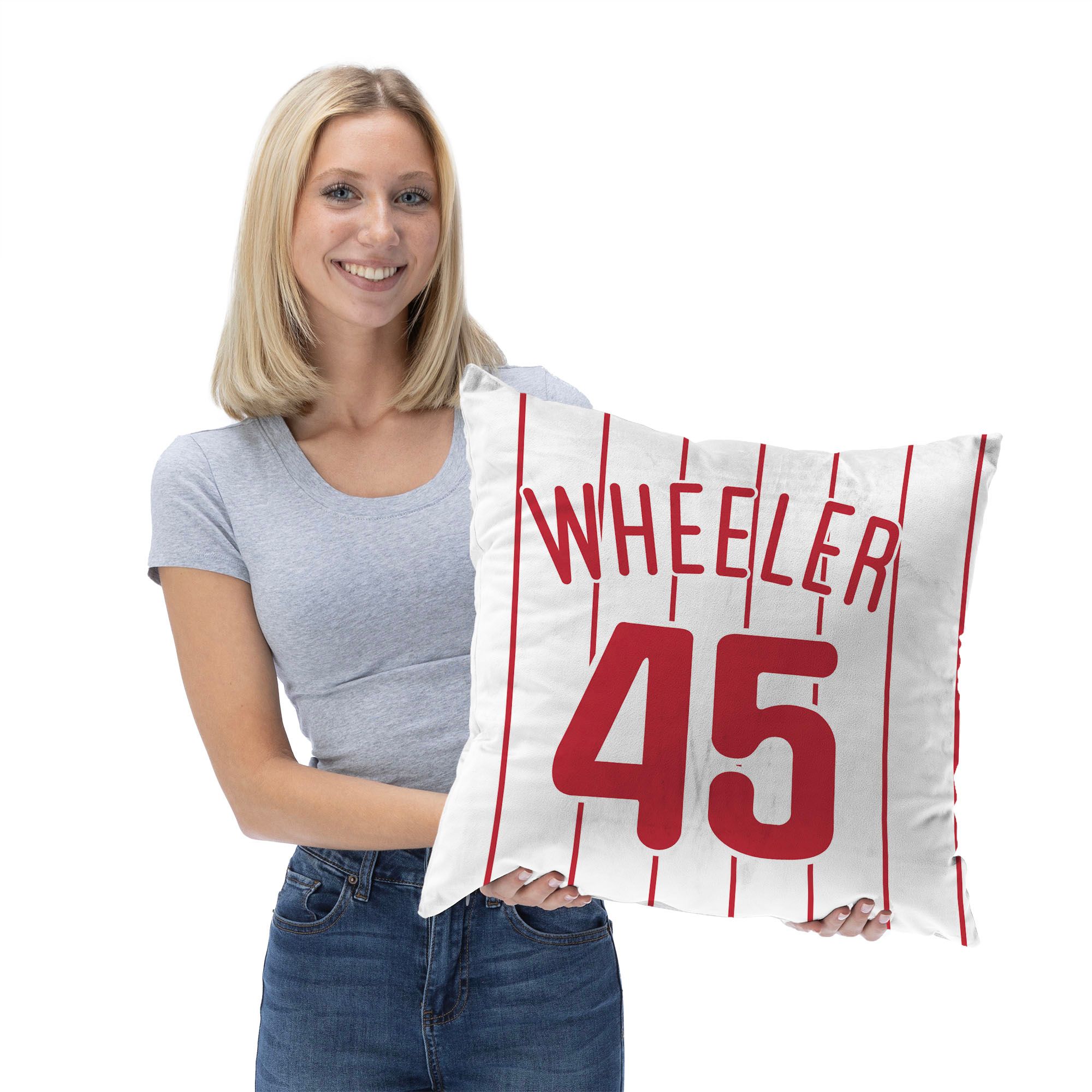 TheNorthwest Philadelphia Phillies Zack Wheeler 18'' x 18'' Throw Pillow product image