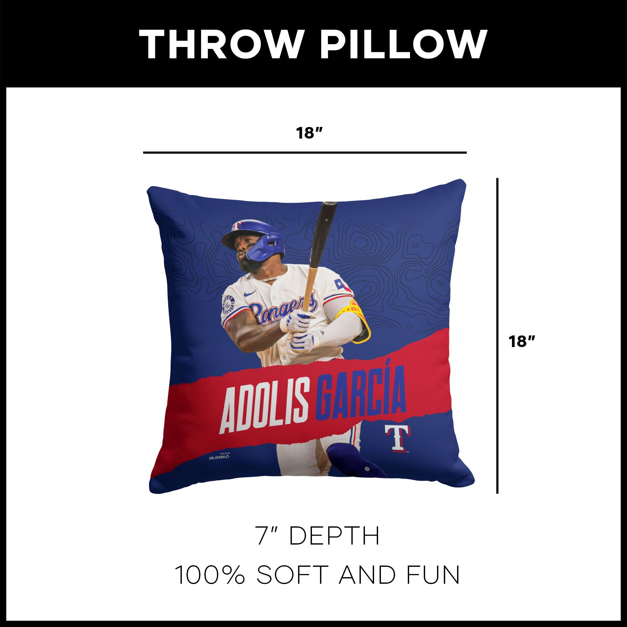 TheNorthwest Texas Rangers 18'' x 18'' Throw Pillow product image
