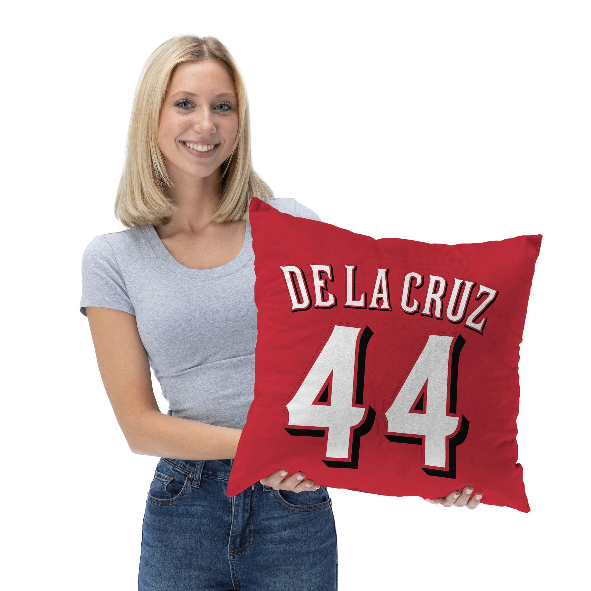 TheNorthwest Cincinnati Reds Elly De La Cruz 18'' x 18'' Throw Pillow product image
