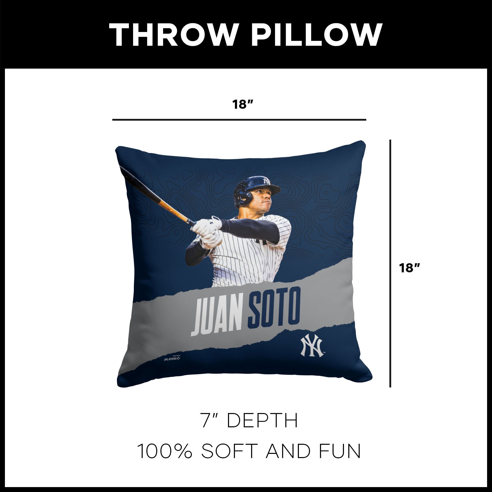 TheNorthwest New York Yankees 18'' x 18'' Throw Pillow product image