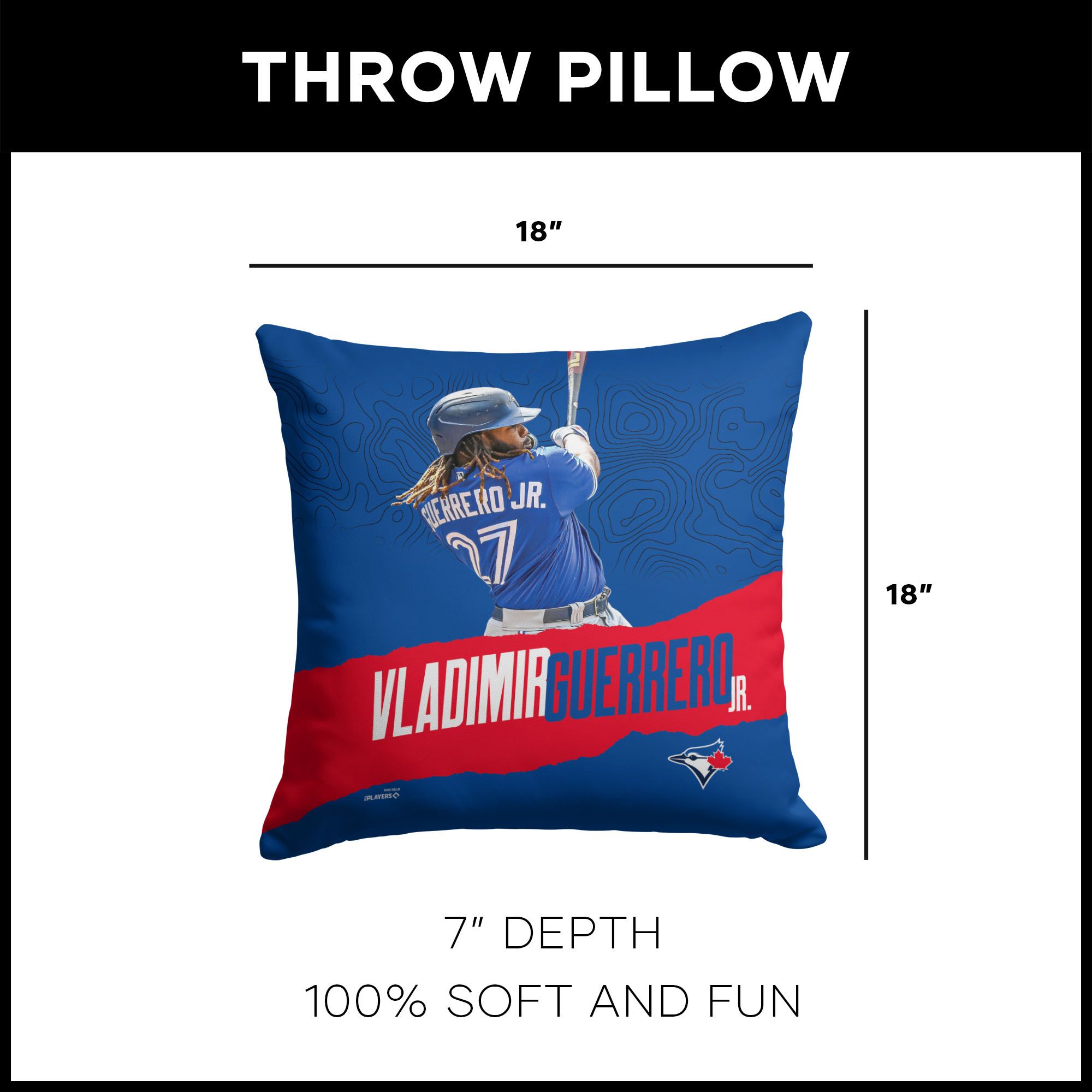 TheNorthwest Toronto Blue Jays 18'' x 18'' Throw Pillow product image