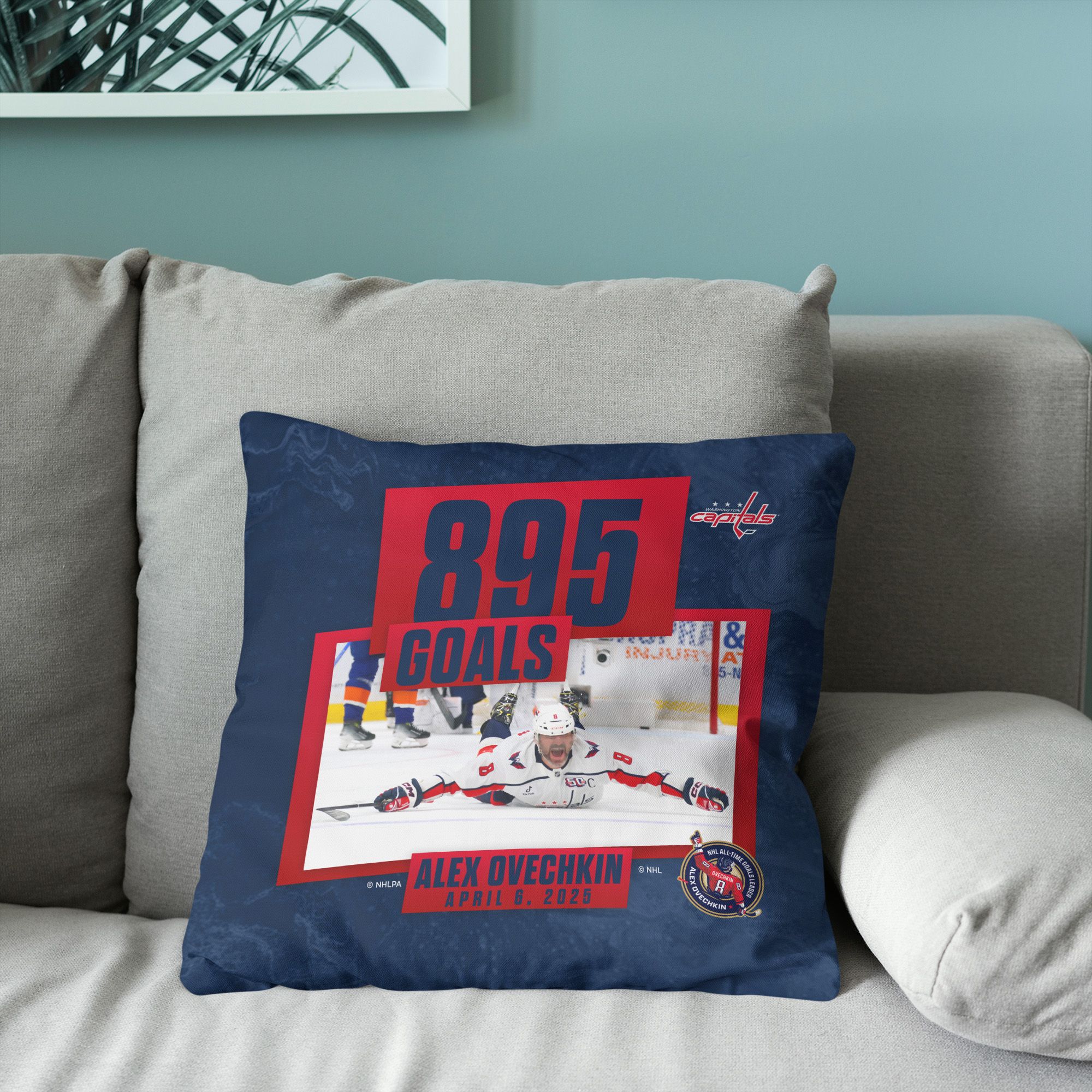 Northwest Washington Capitals Alexander Ovechkin #8 '895 Goals' Photo Pillow product image