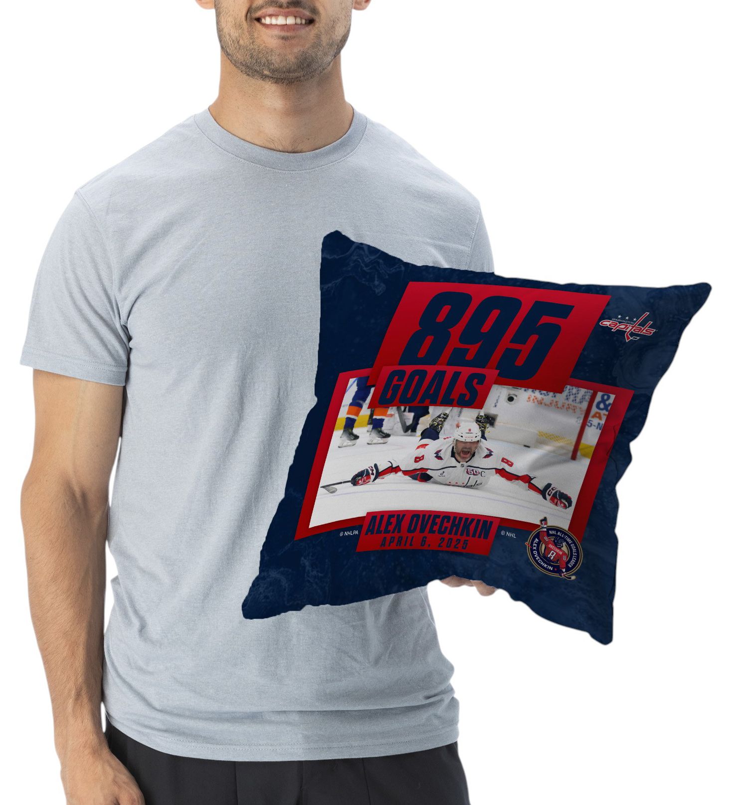 Northwest Washington Capitals Alexander Ovechkin #8 '895 Goals' Photo Pillow product image
