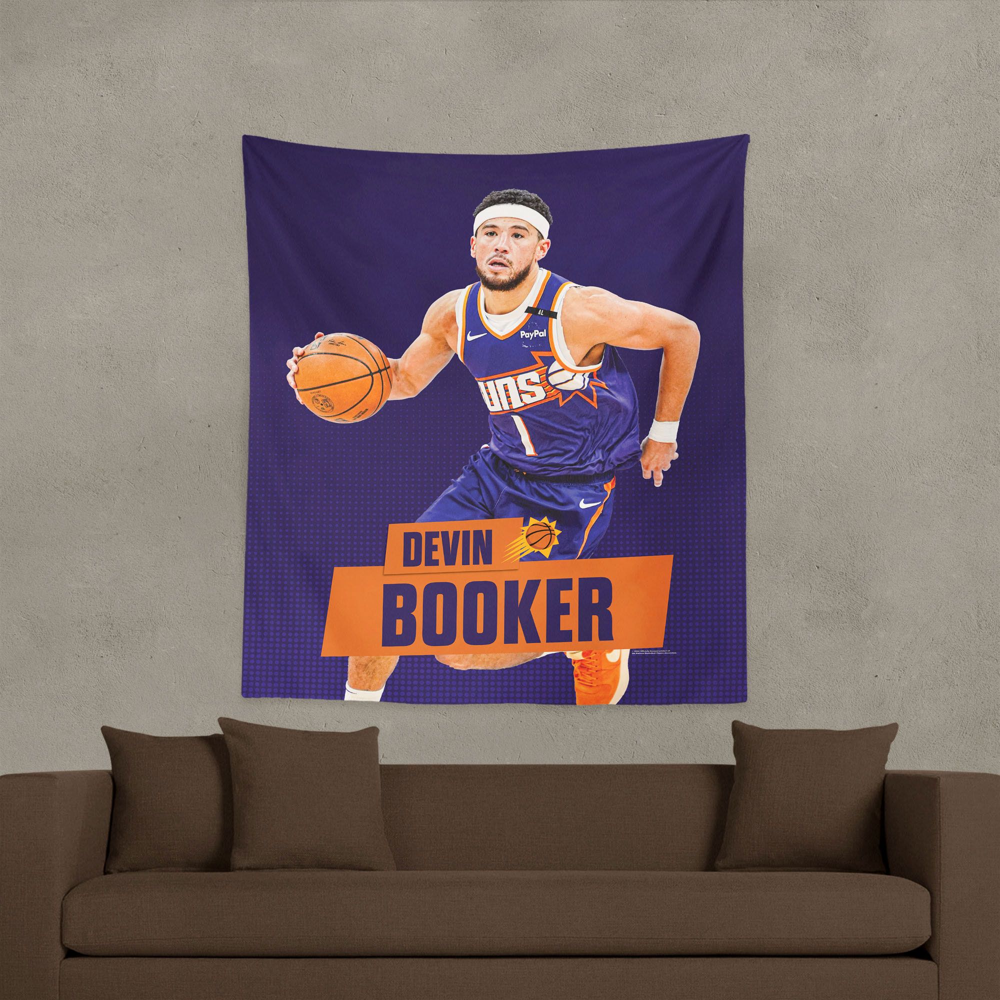TheNorthwest Phoenix Suns Devin Booker 50'' x 60'' Wall Hanging product image