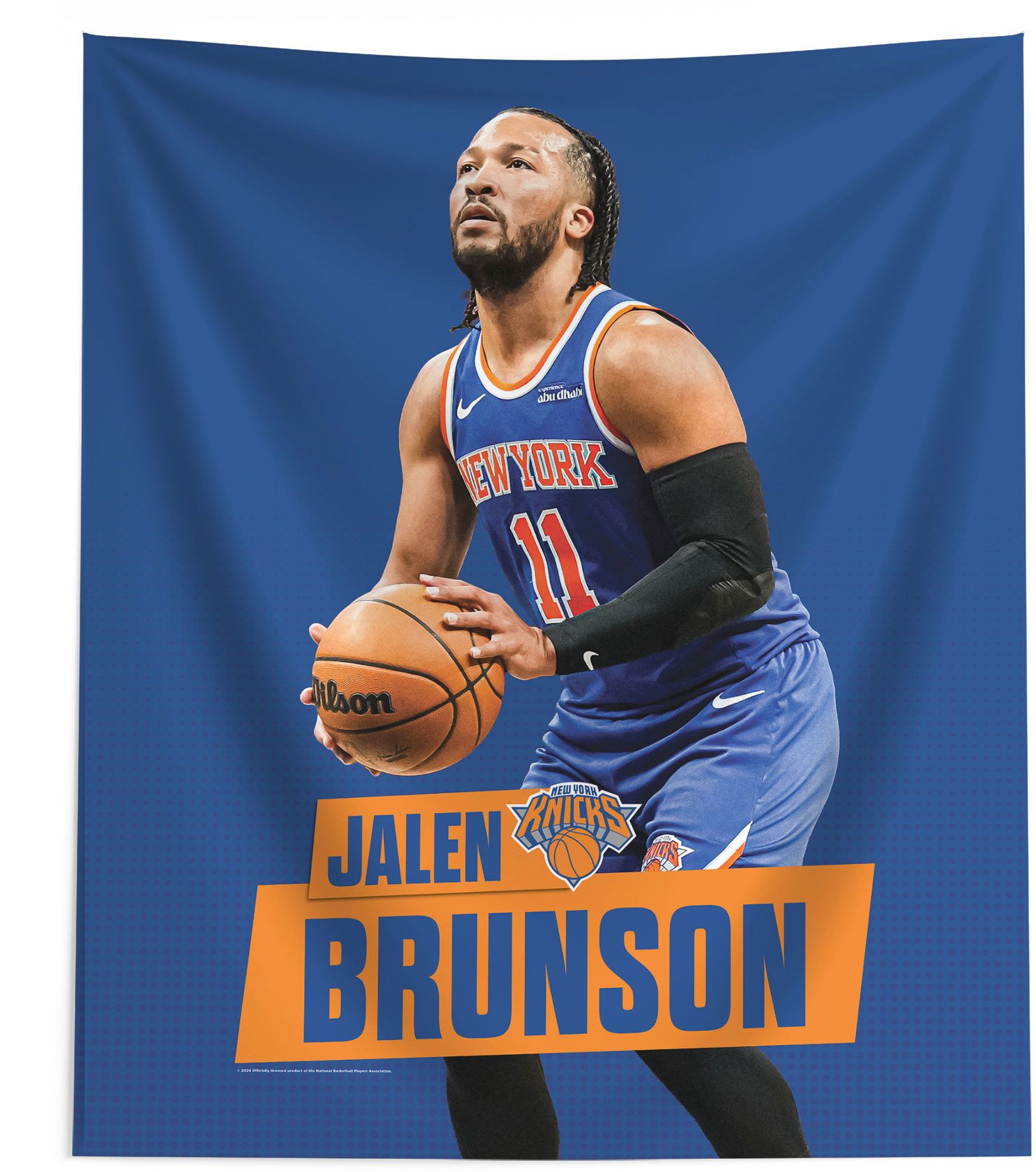 TheNorthwest New York Knicks Jalen Brunson 50'' x 60'' Wall Hanging product image